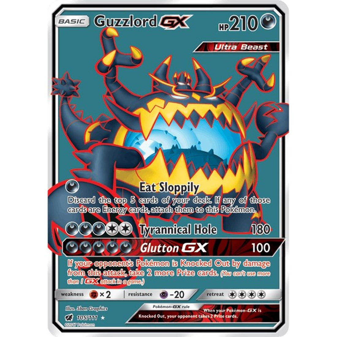 Guzzlord GX (Full Art)