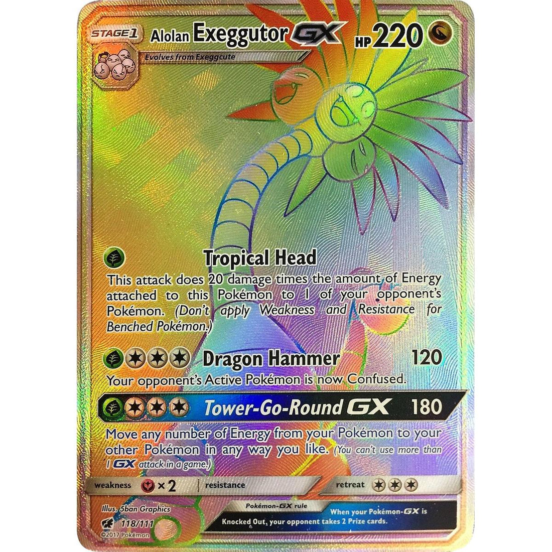 Alolan Exeggutor GX (Secret)
