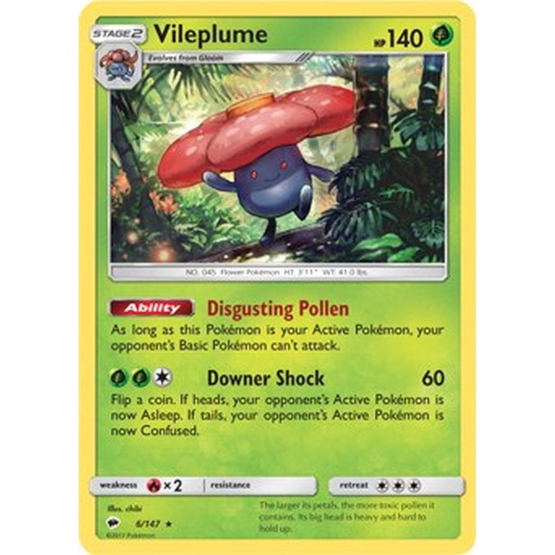 Vileplume - 6/147 (Prerelease Kit Exclusive)