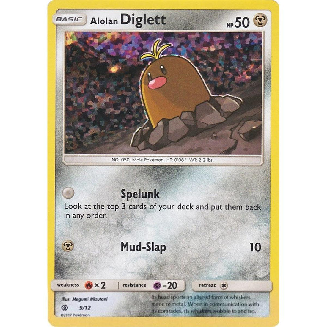 Alolan Diglett - 9/12