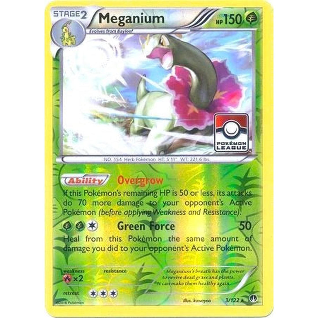 Meganium - 3/122 (Pokemon League)