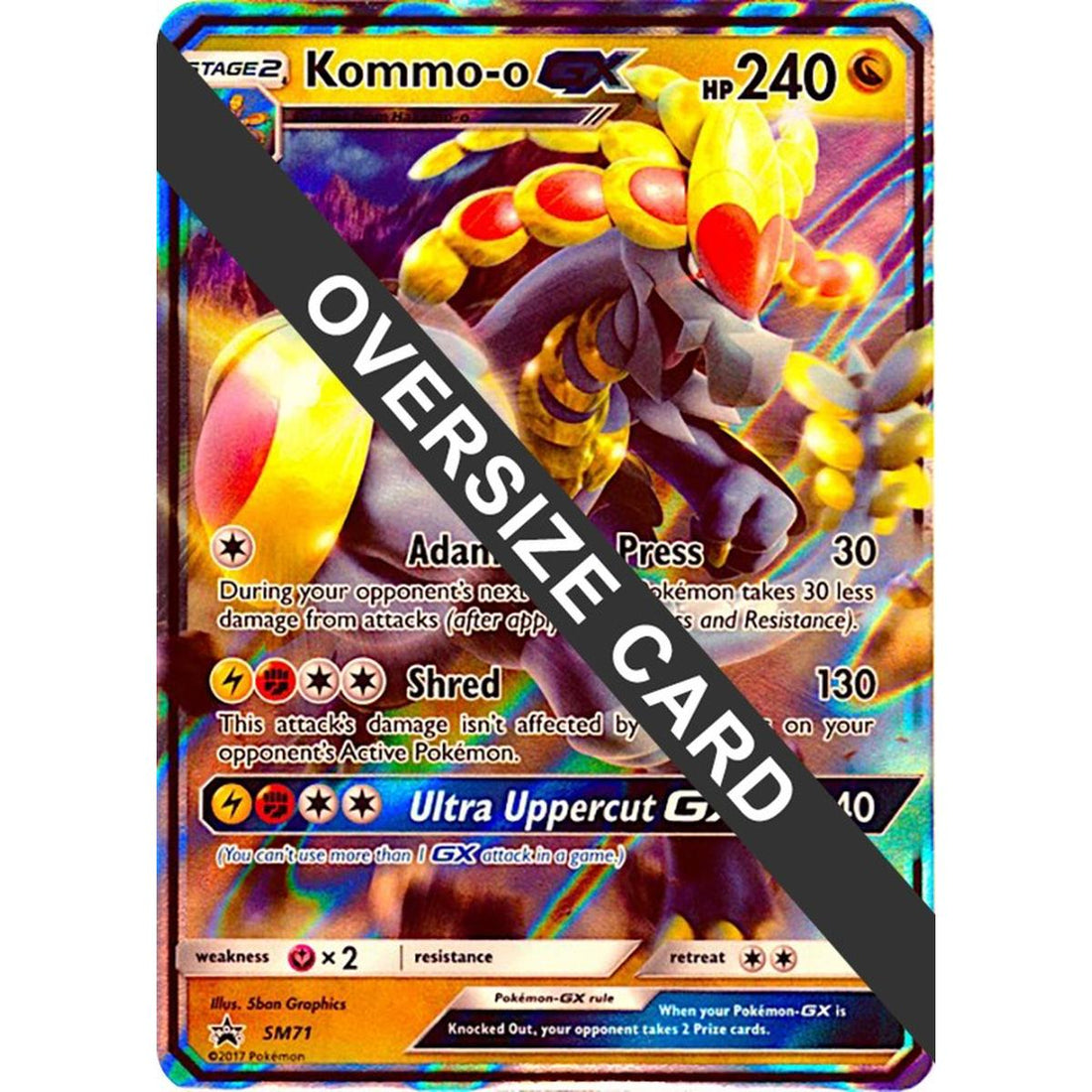 Kommo-o GX - SM71 (SM Black Star Promo)