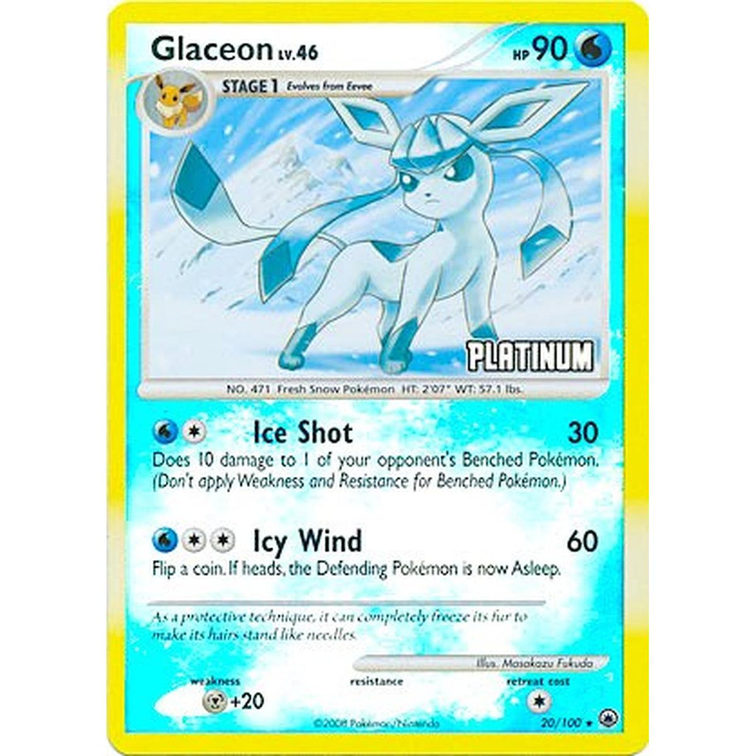 Glaceon - 20/100 [Platinum]