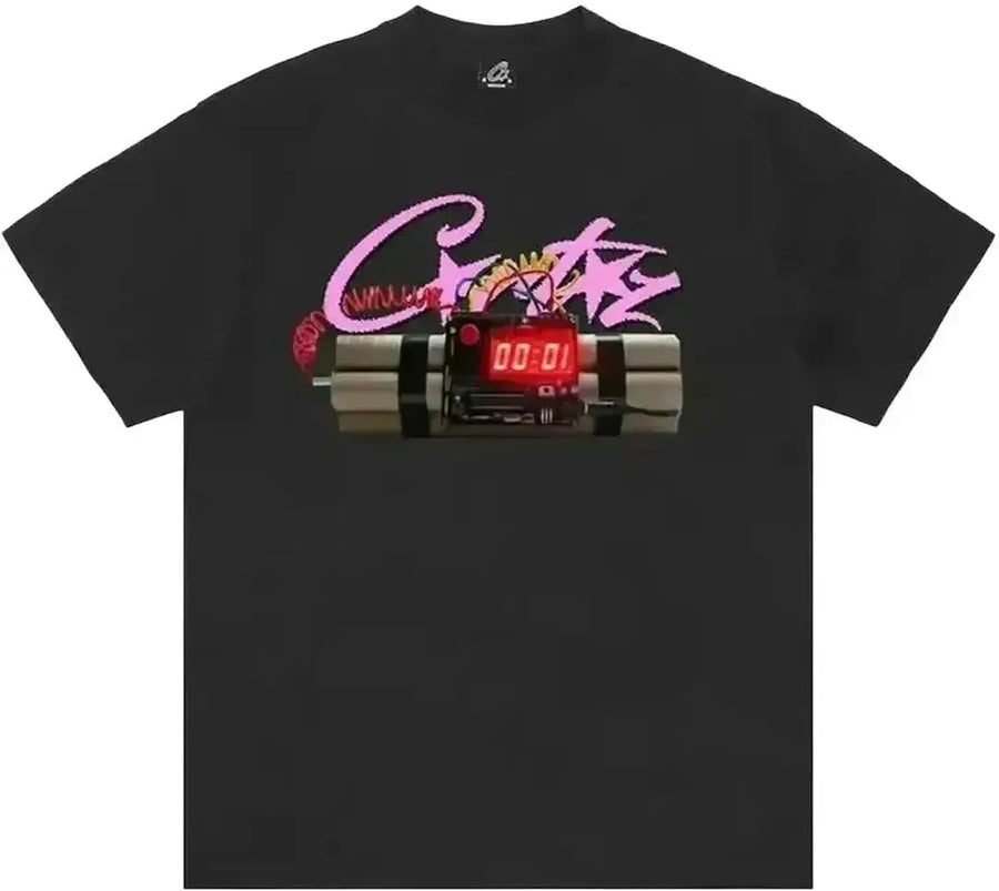 Corteiz No Time 4 Luv Tee Black – Fairfax Streetwear