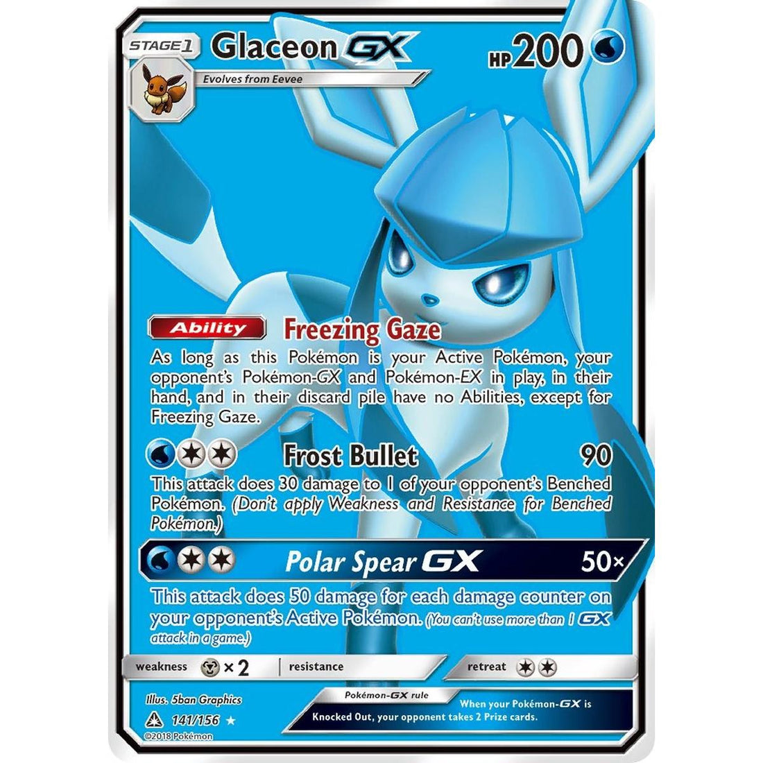 Glaceon GX (Full Art)