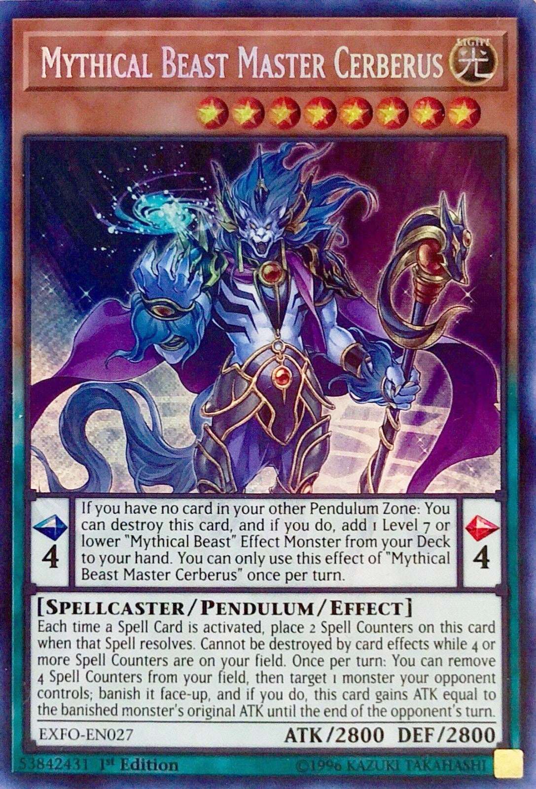 Mythical Beast Master Cerberus