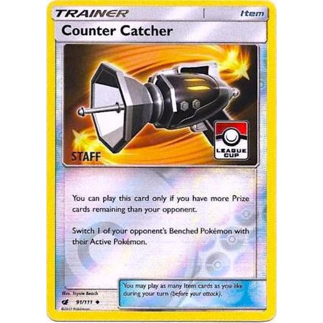 Counter Catcher - 91/111 (League Cup) [Staff]