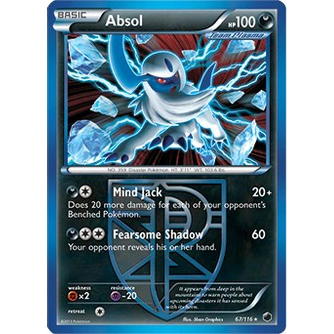 Absol - 67/116 (Moltres Legendary Battle Deck)