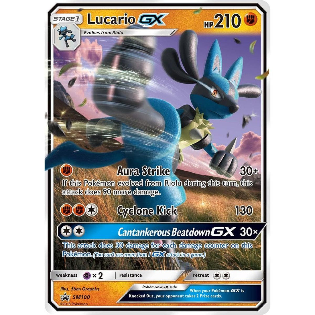Lucario GX - SM100