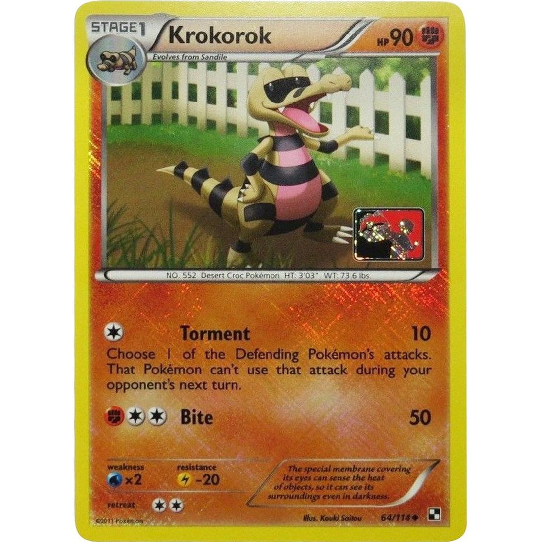 Krokorok - 64/114 (League Promo)
