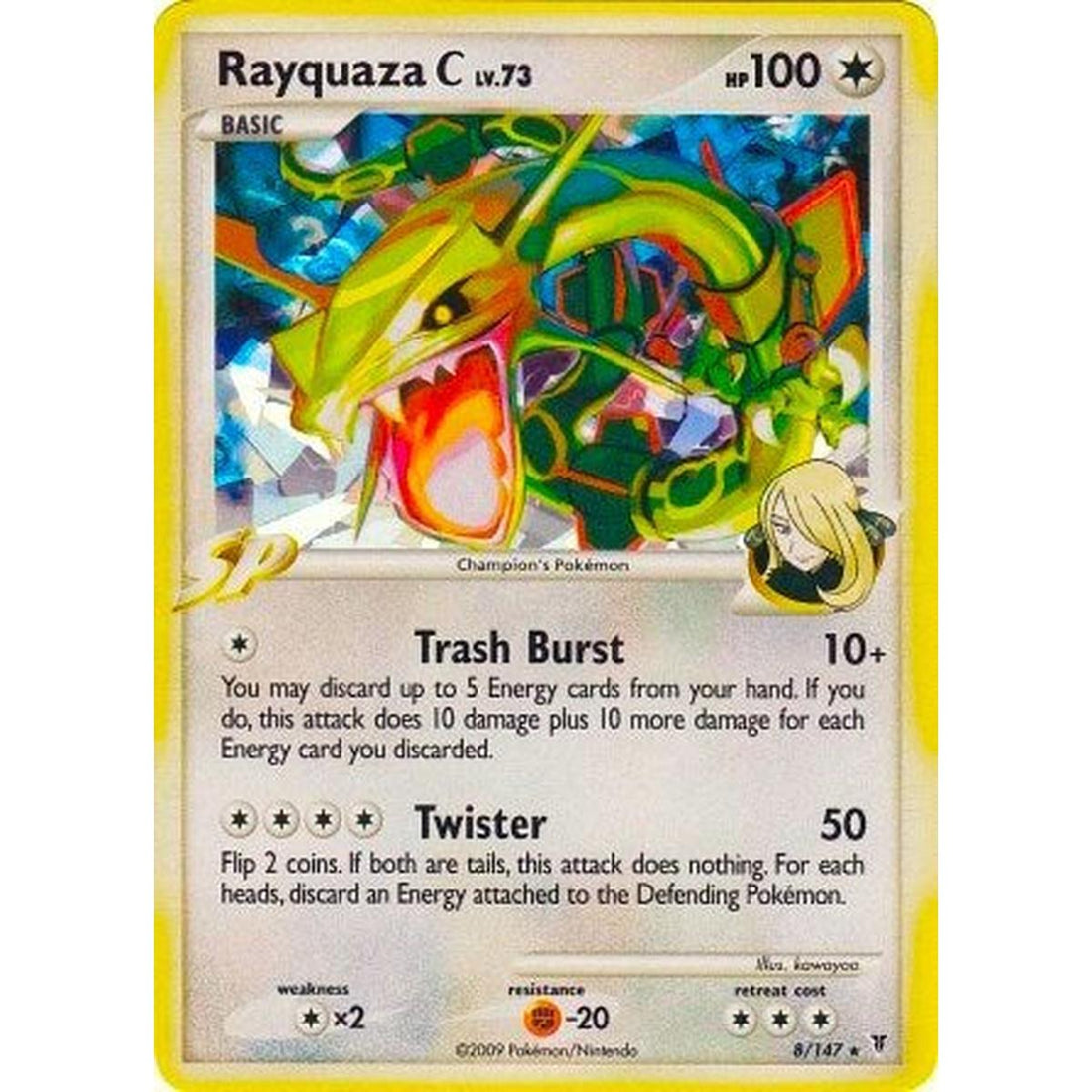 Rayquaza C - 8/147 (Cracked Ice)