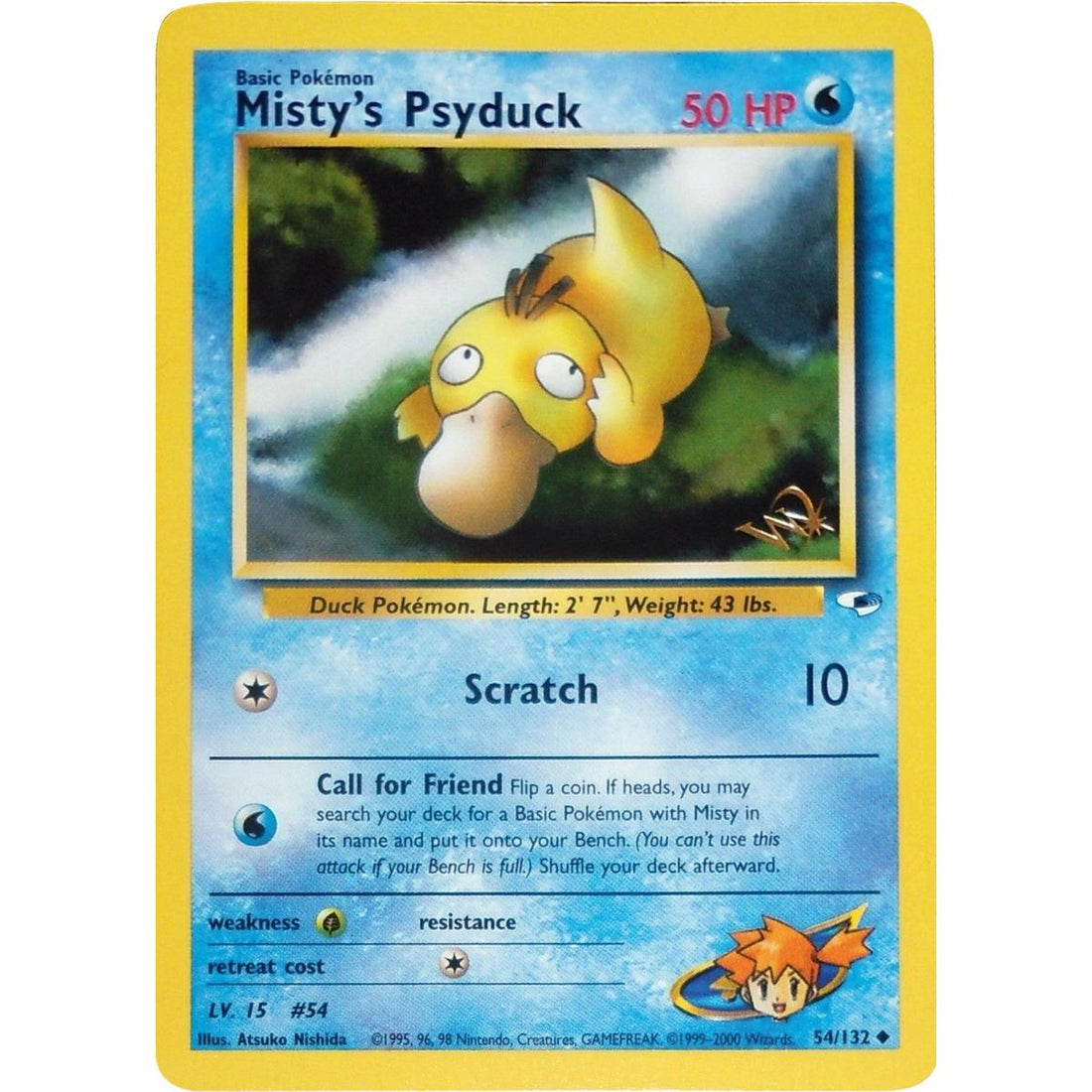 Misty's Psyduck [W Stamped]