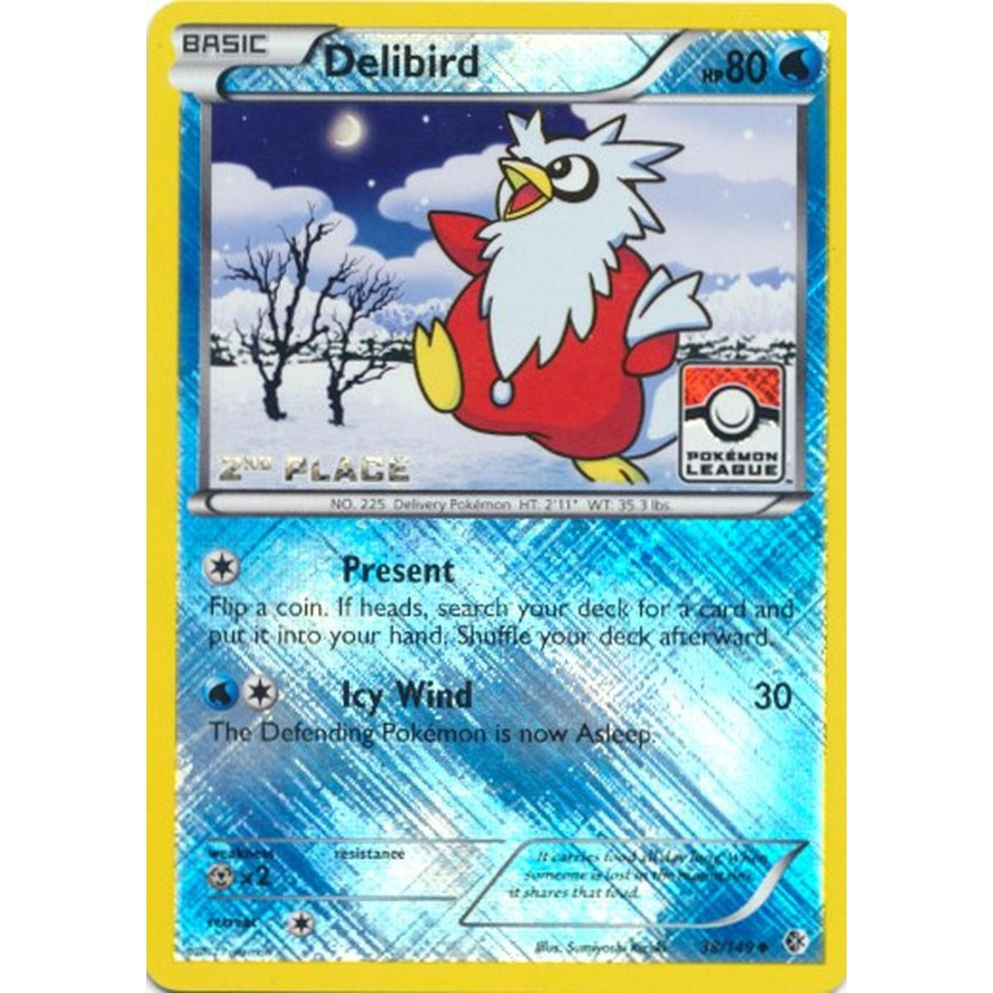 Delibird - 38/149 (Pokemon League) [2nd Place]
