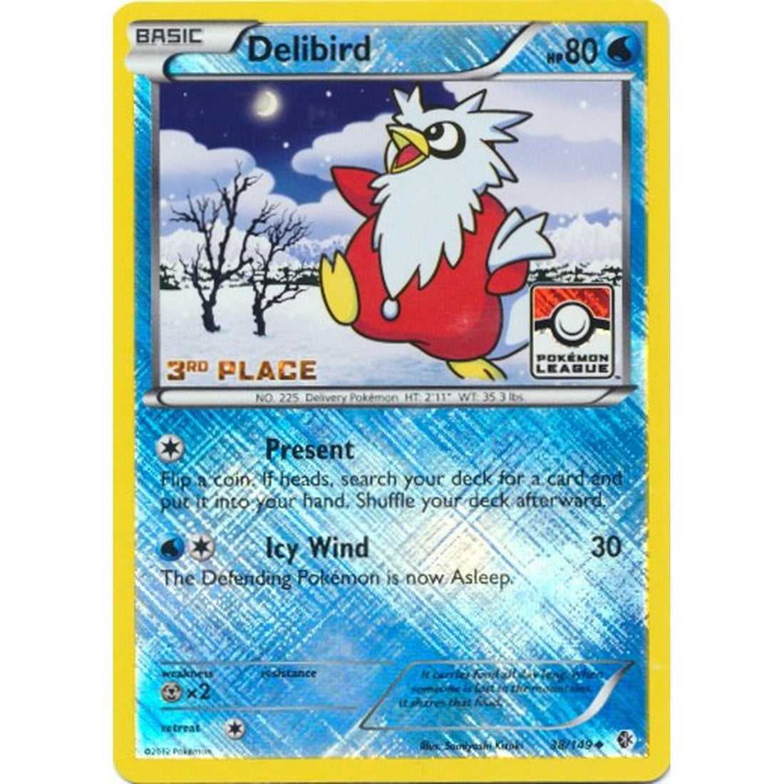 Delibird - 38/149 (Pokemon League) [3rd Place]