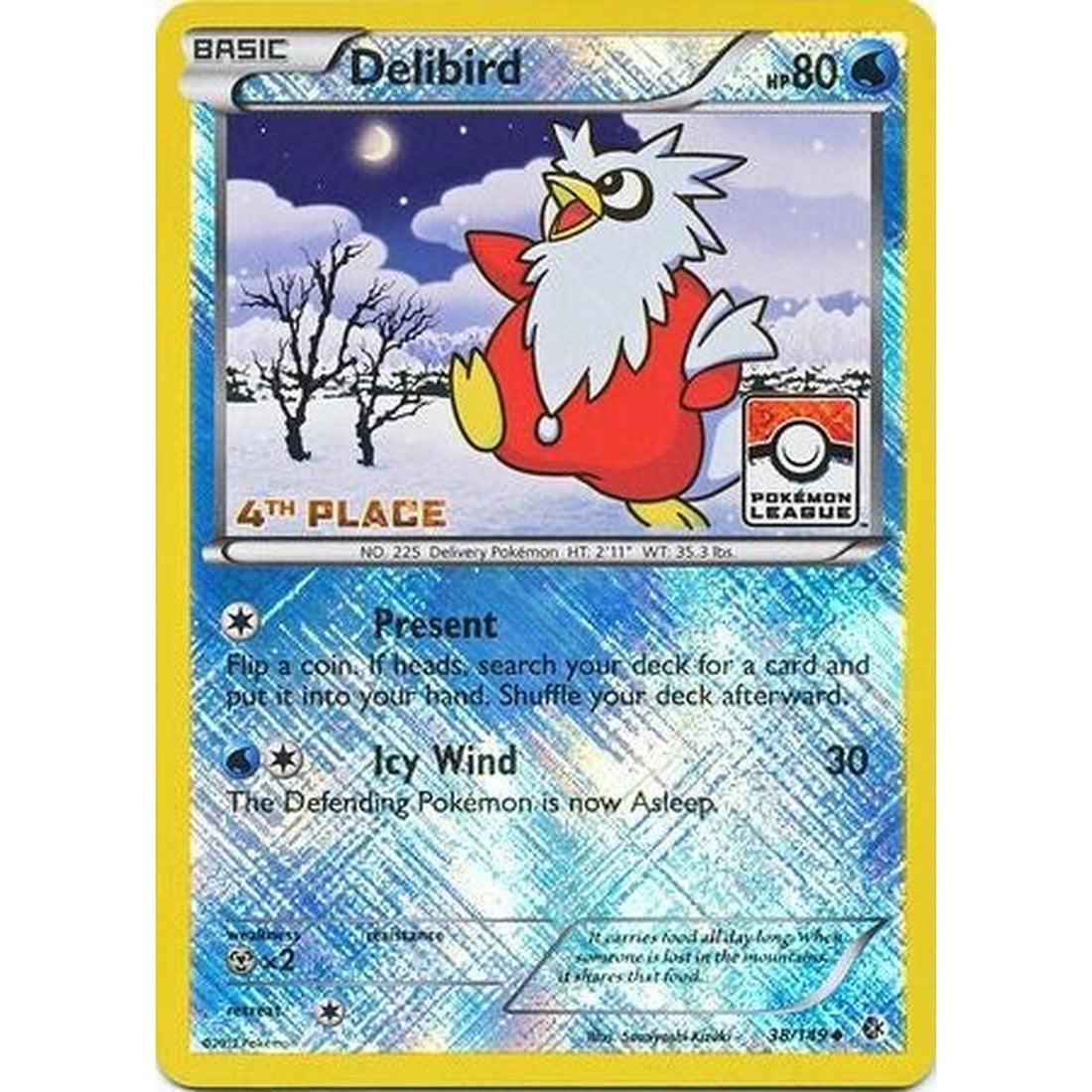 Delibird - 38/149 (Pokemon League) [4th Place]