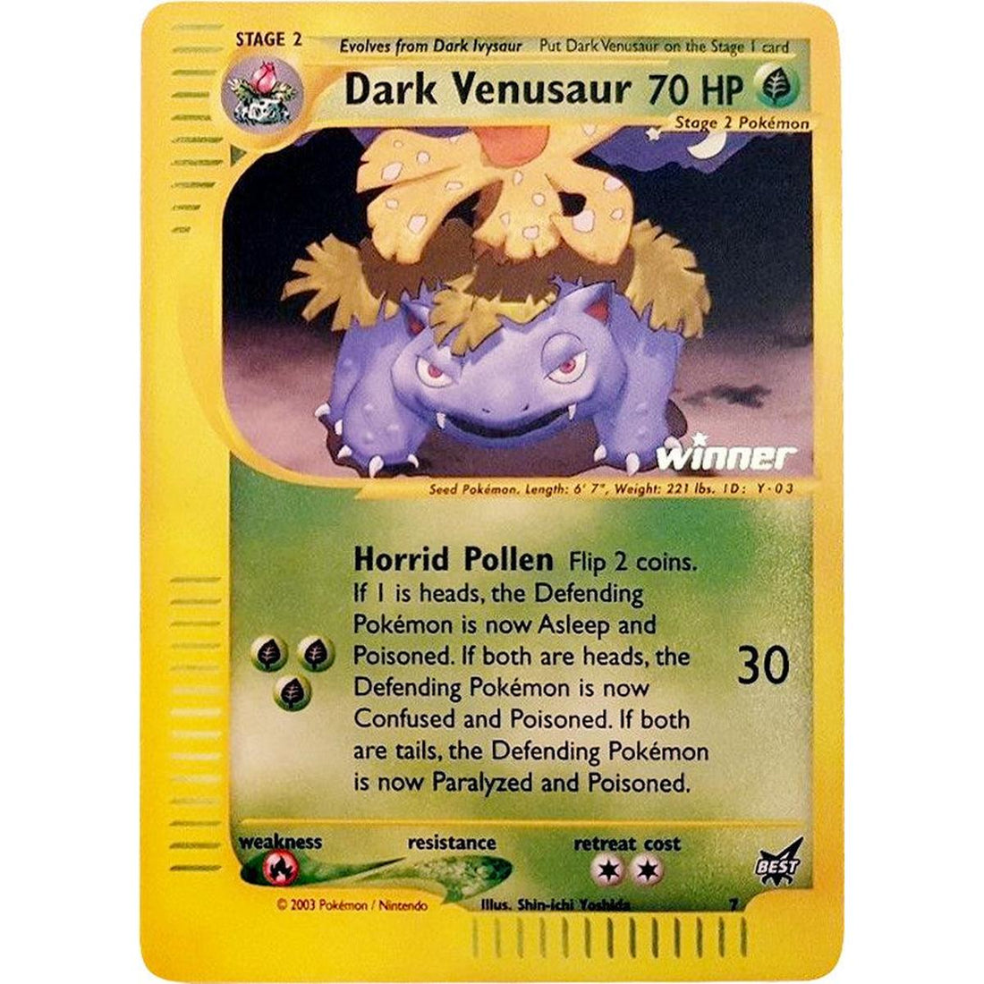 Dark Venusaur - 7 [Winner]