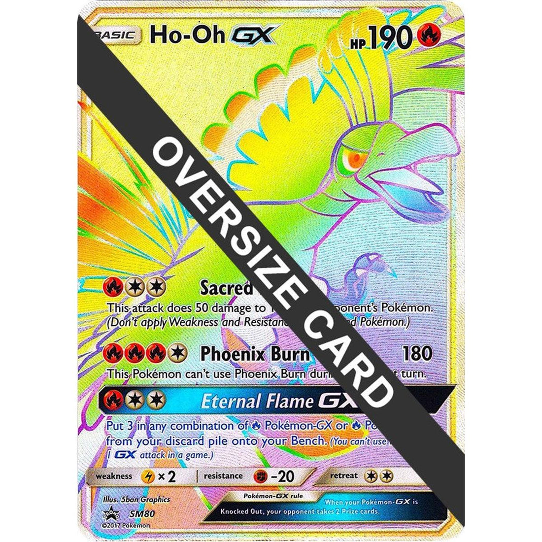 Ho-Oh GX - SM80 (SM Black Star Promo)