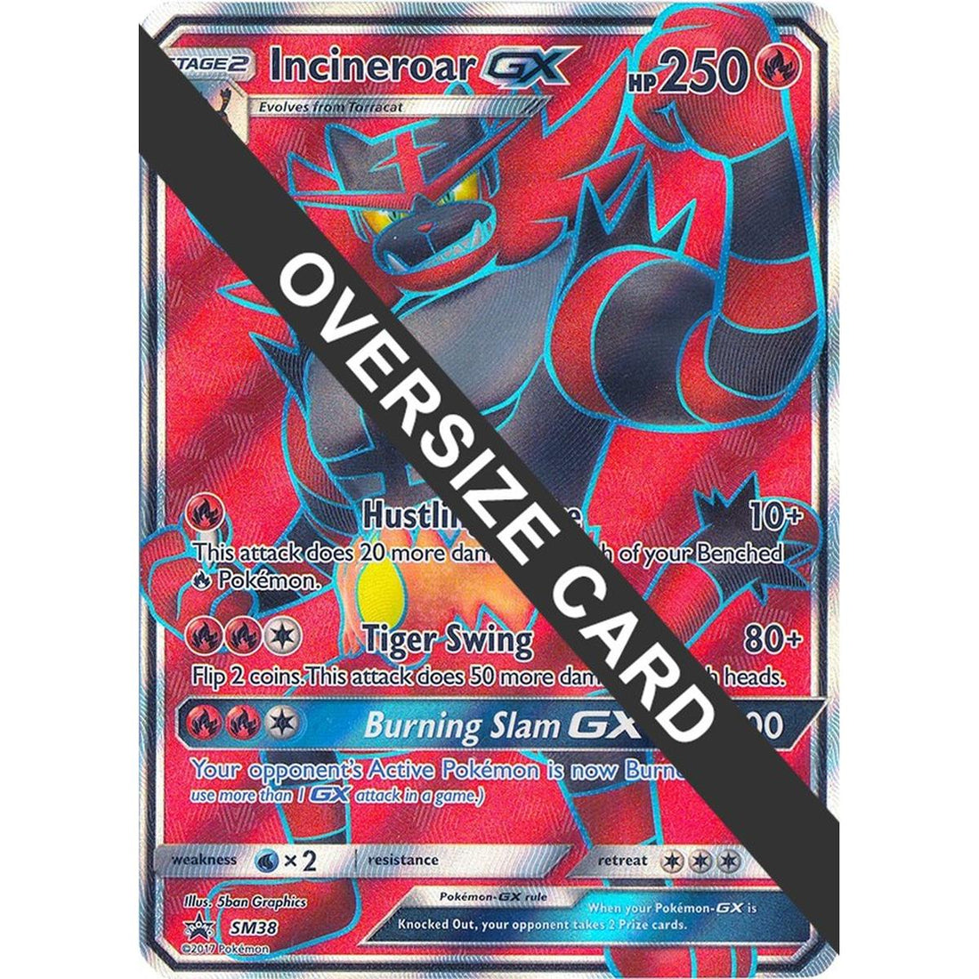 Incineroar GX - SM38 (SM Black Star Promo)
