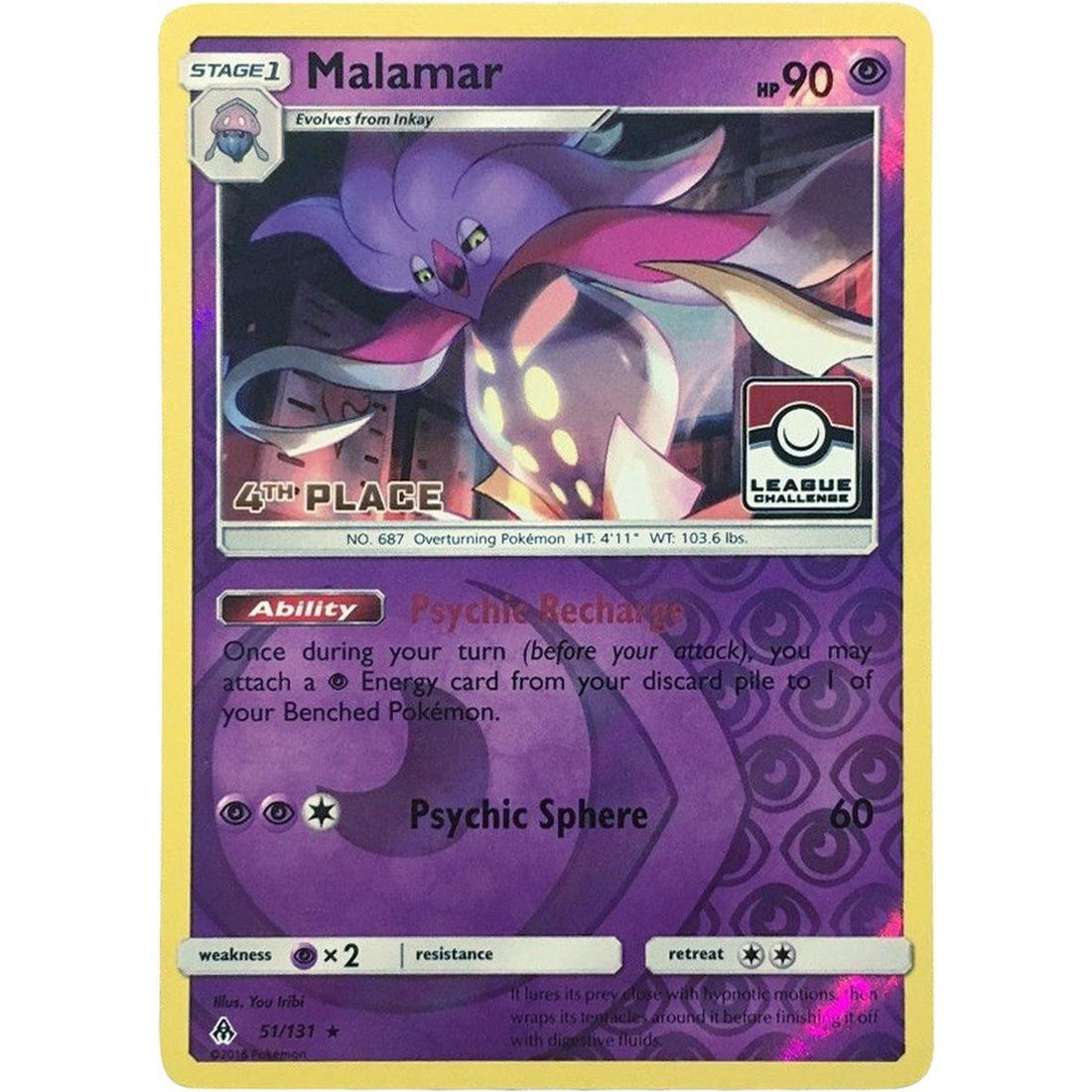 Malamar - 51/131 (League Challenge) [4th Place]