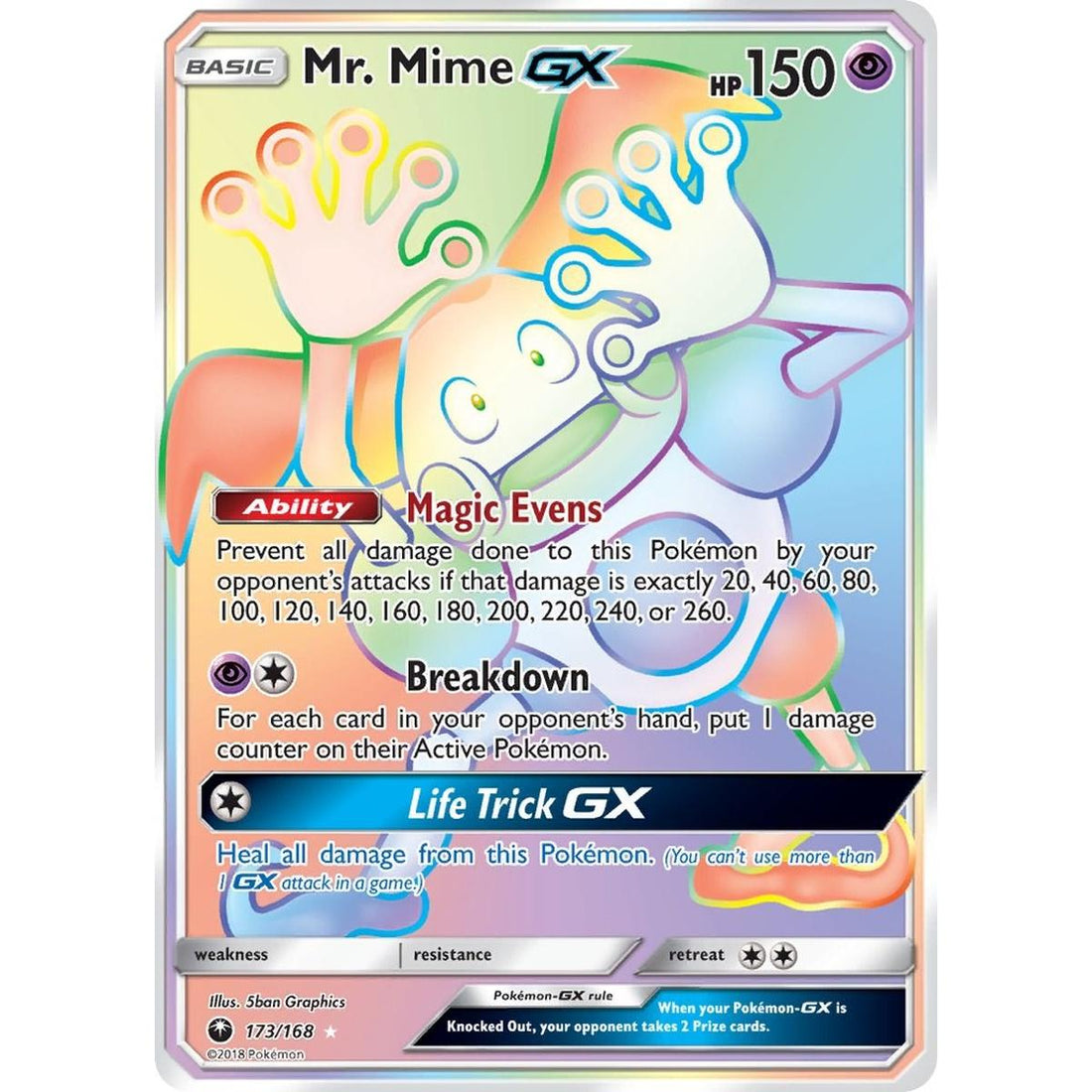 Mr. Mime GX (Secret)