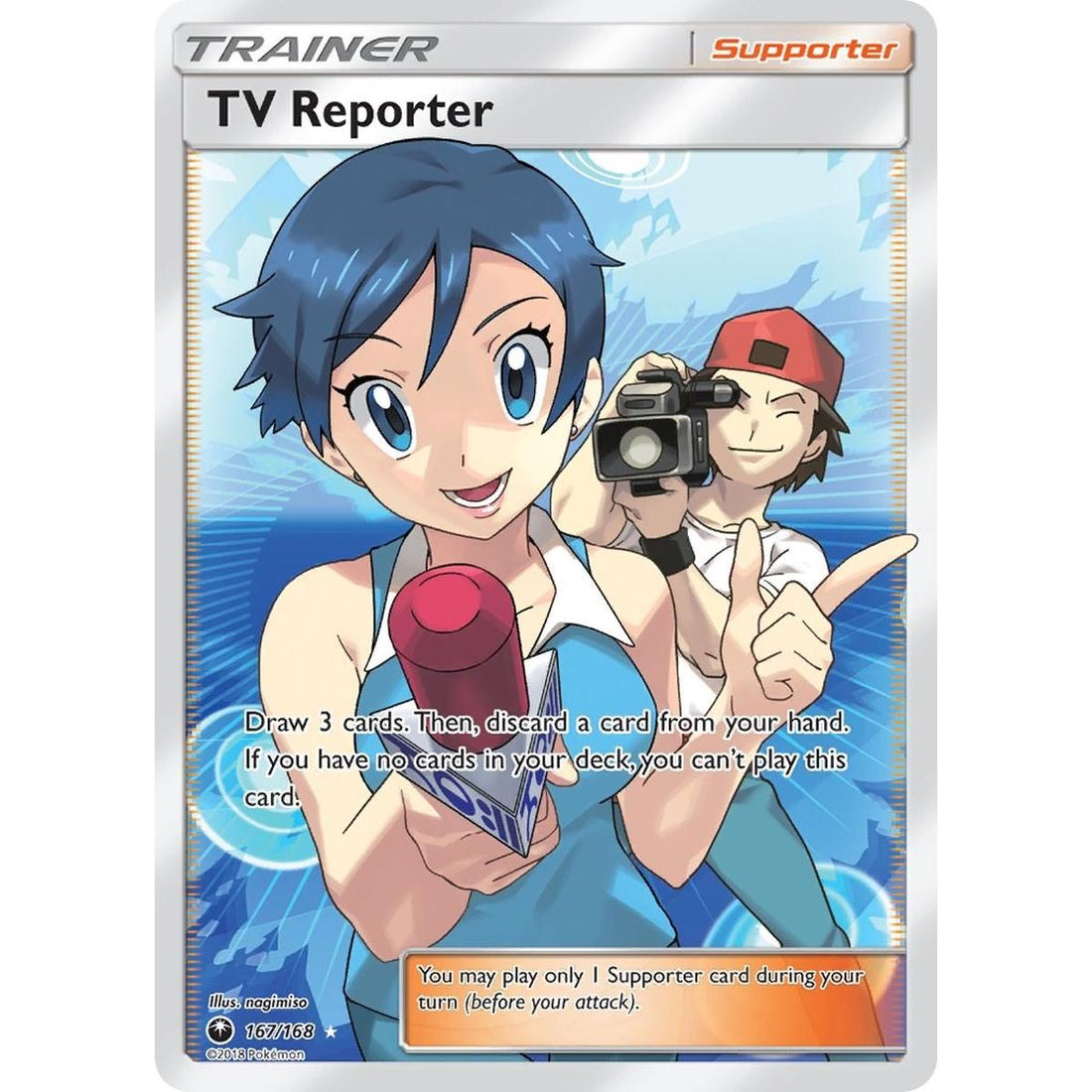 TV Reporter (Full Art)