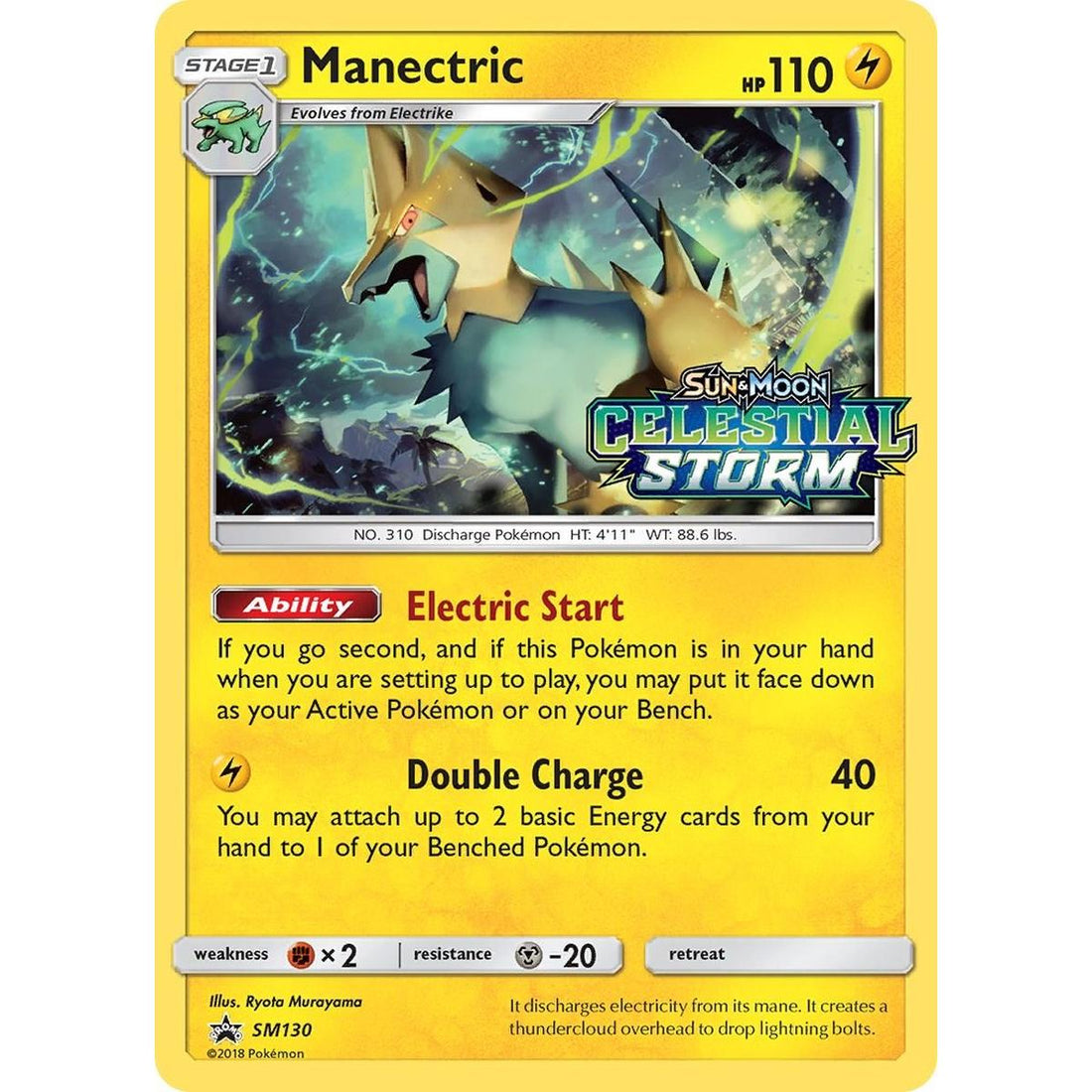Manectric - SM130 (Prerelease)