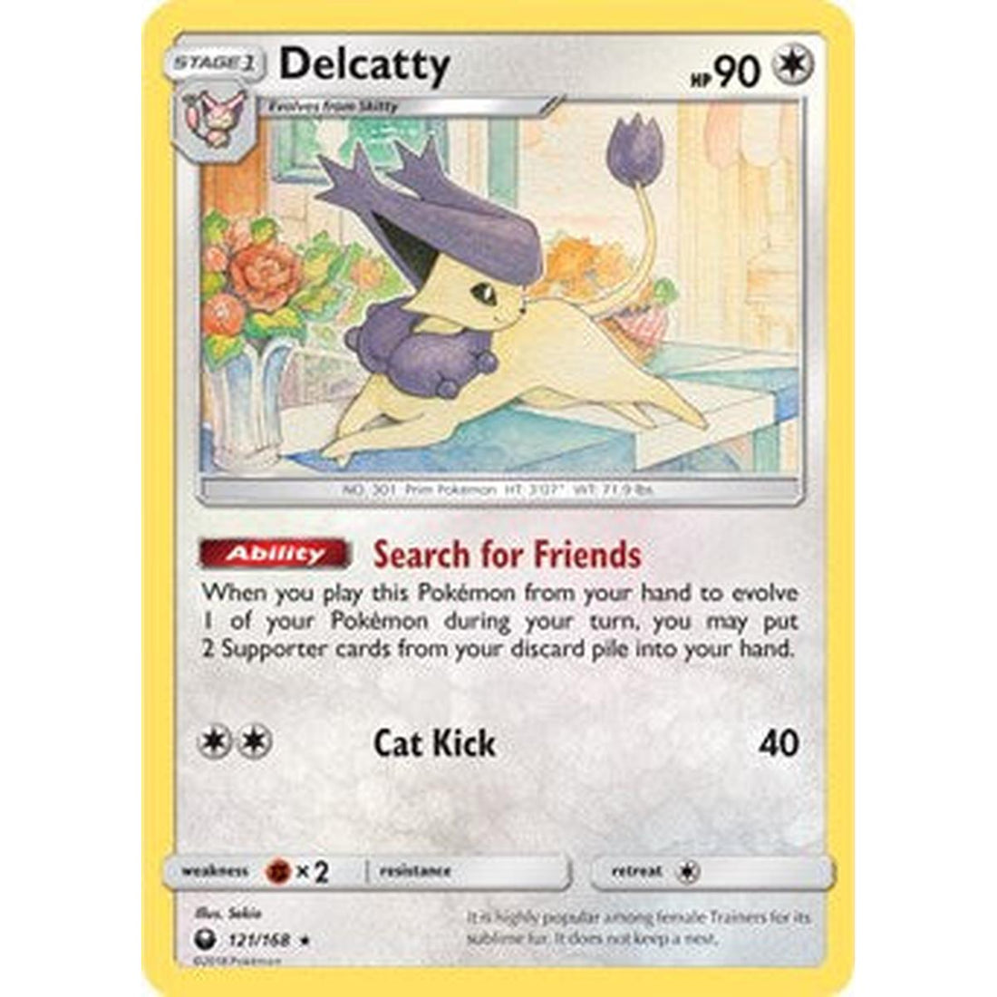 Delcatty - 121/168 (SM Celestial Storm)