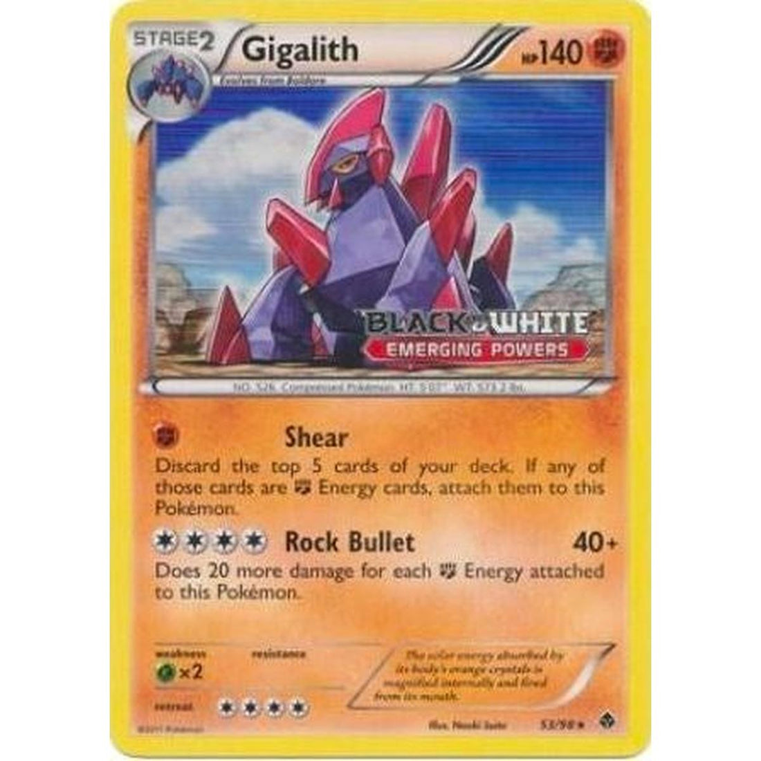 Gigalith - 53/98 (Prerelease)