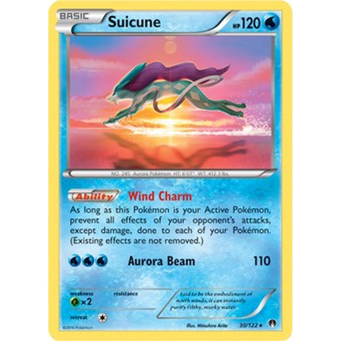 Suicune - 30/122 (Cosmos Holo)