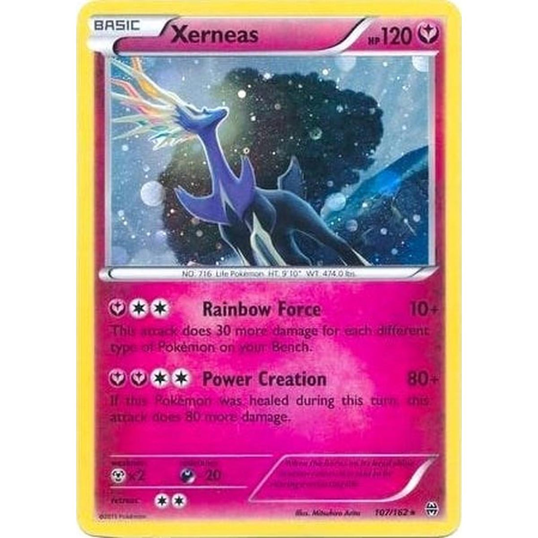 Xerneas - 107/162 (Cosmos Holo)