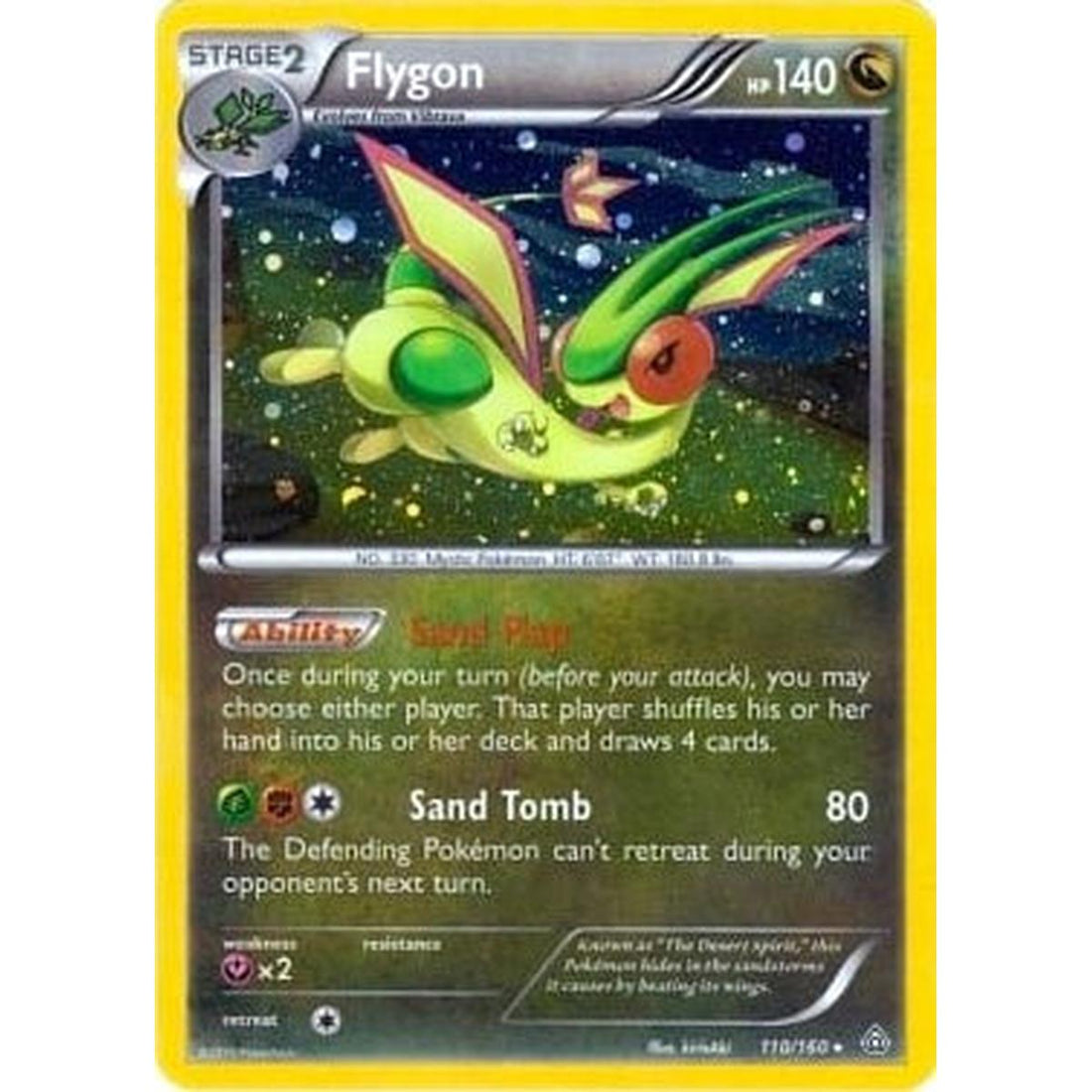 Flygon - 110/160 (Cosmos Holo)