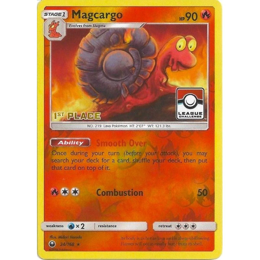 Magcargo - 24/168 (League Challenge) [1st Place]