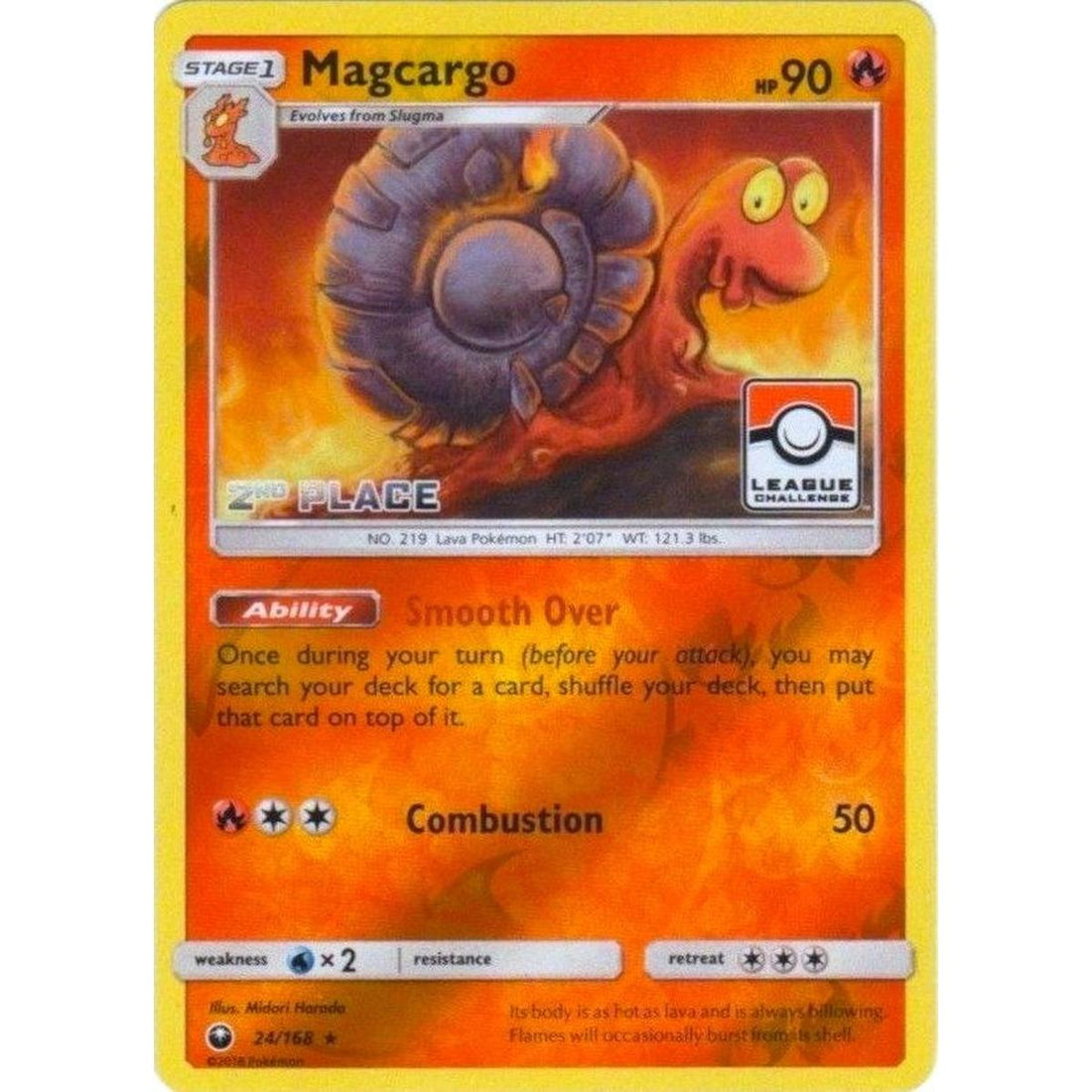 Magcargo - 24/168 (League Challenge) [2nd Place]