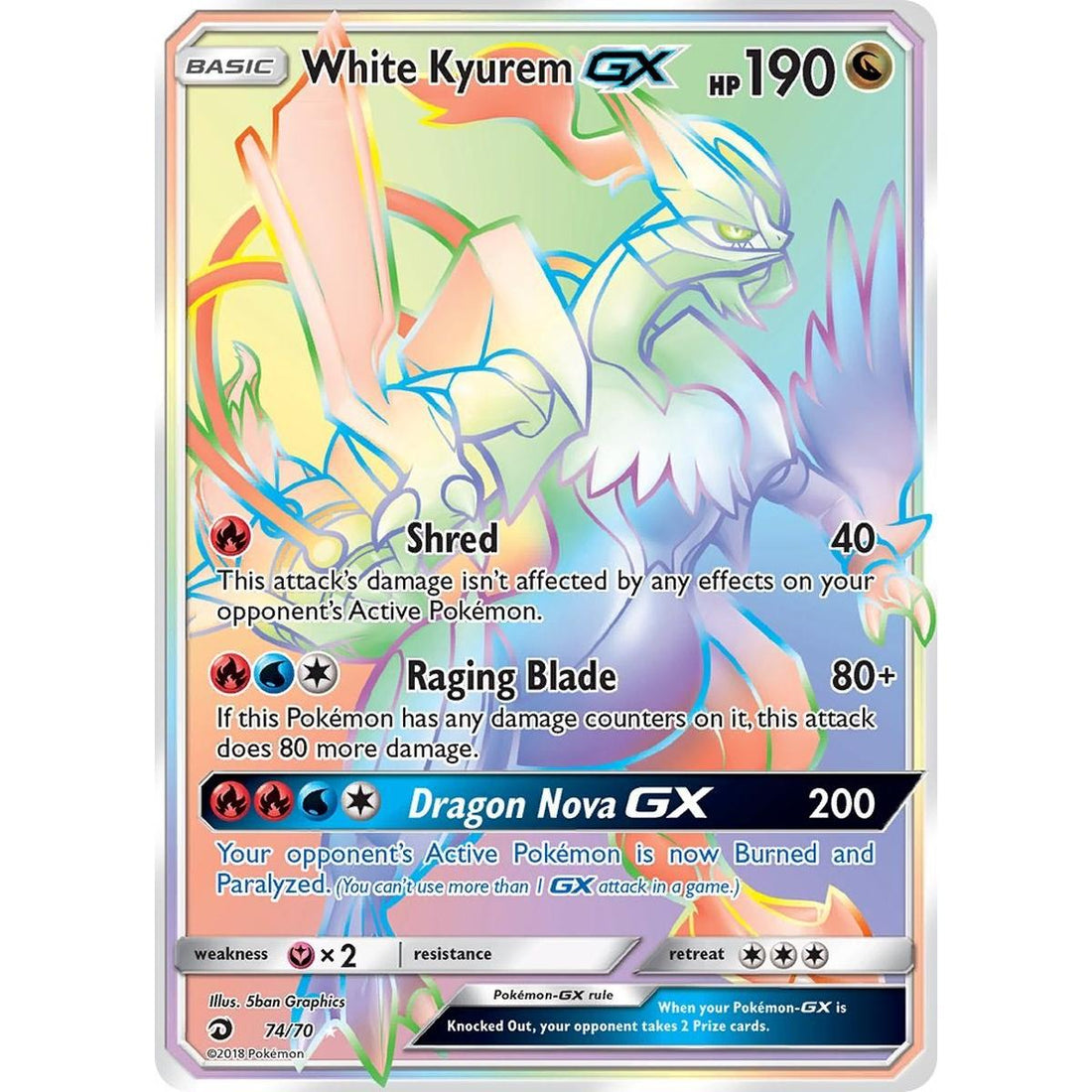 White Kyurem GX (Secret)