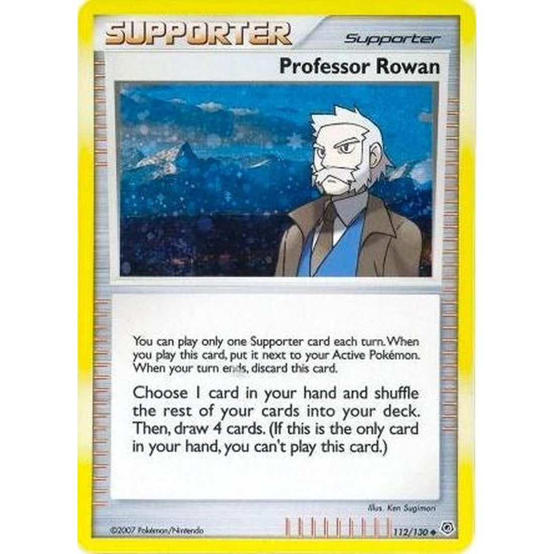 Professor Rowan - 112/130 (Cosmos Holo)