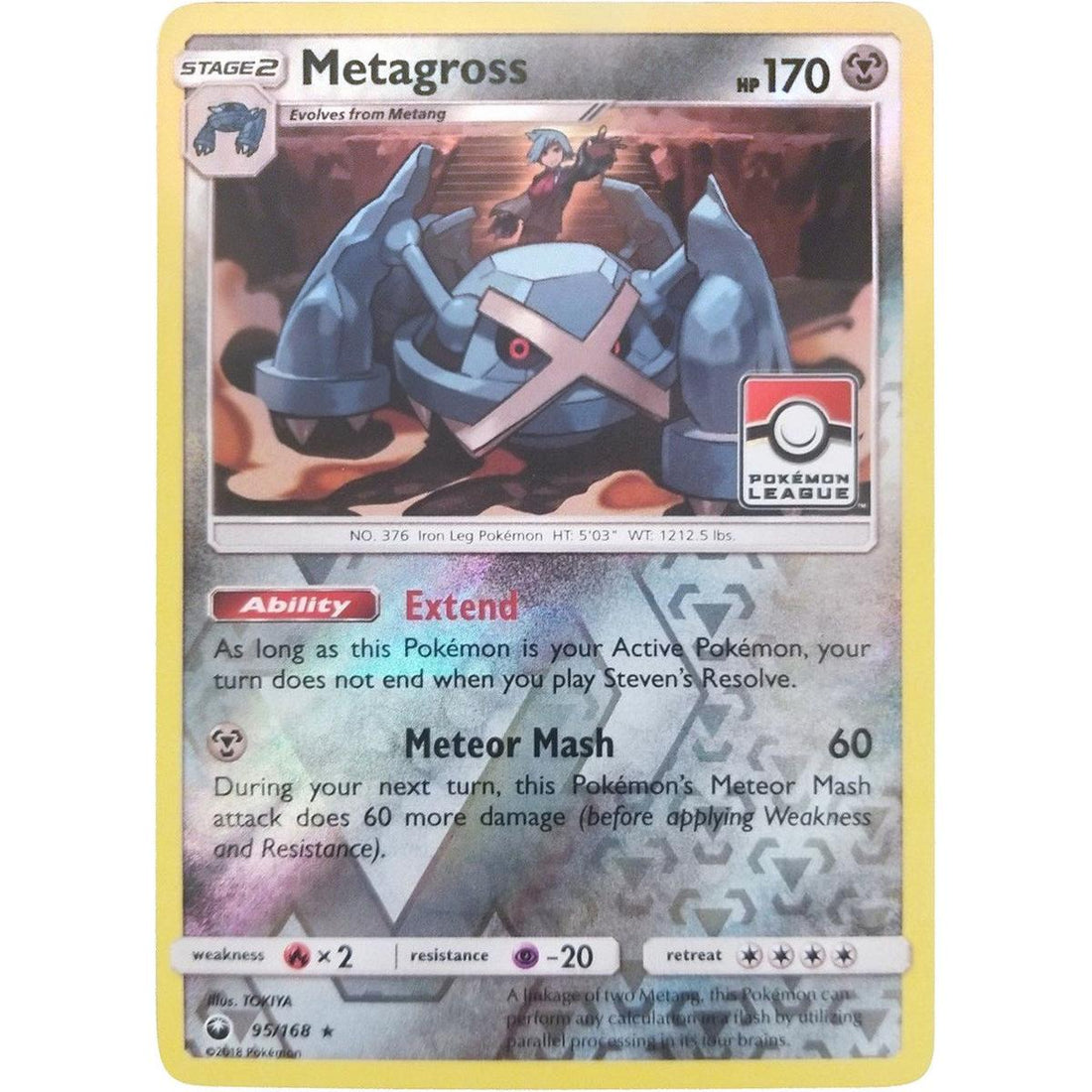Metagross - 95/168 (Pokemon League)