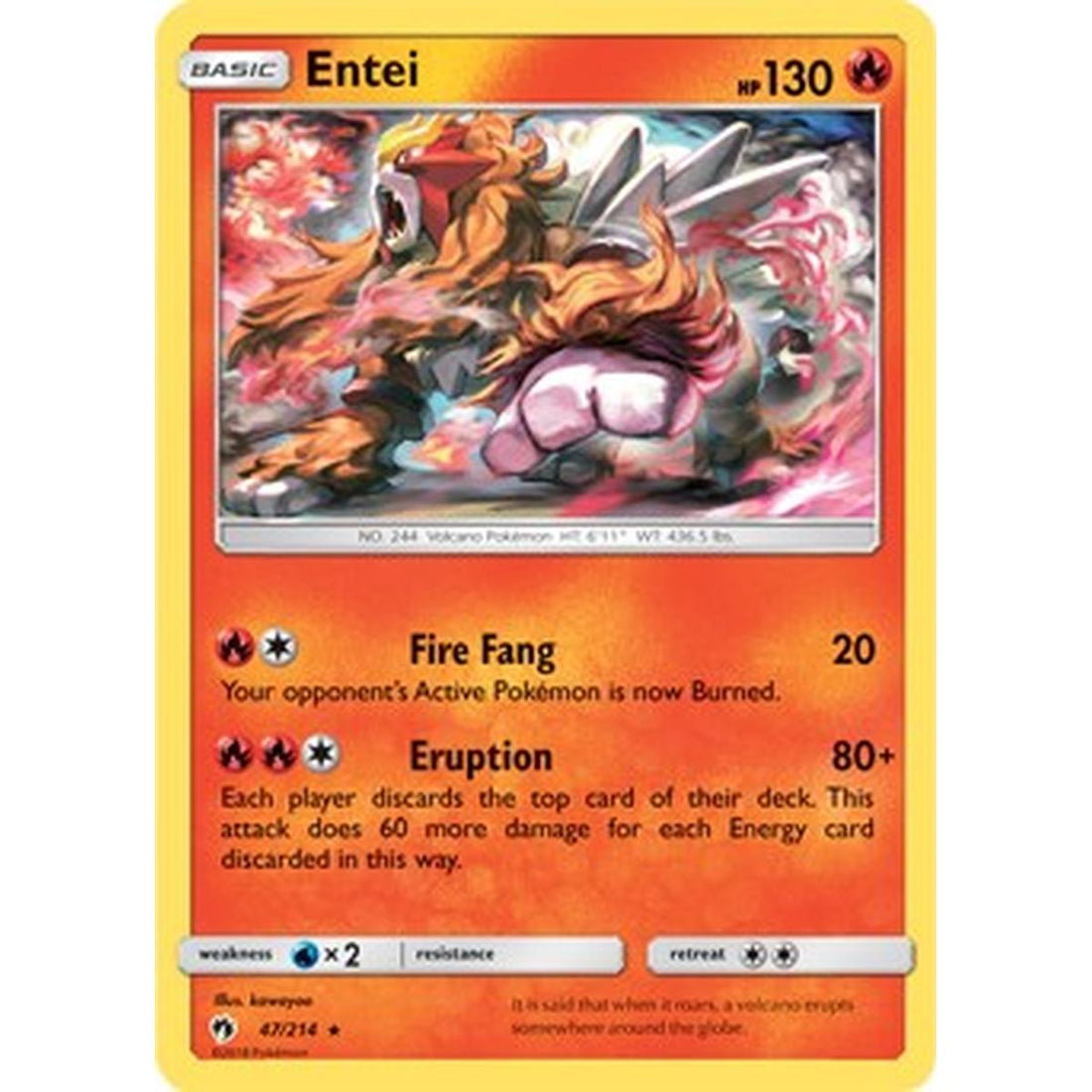 Entei - 47/214 (SM Lost Thunder)