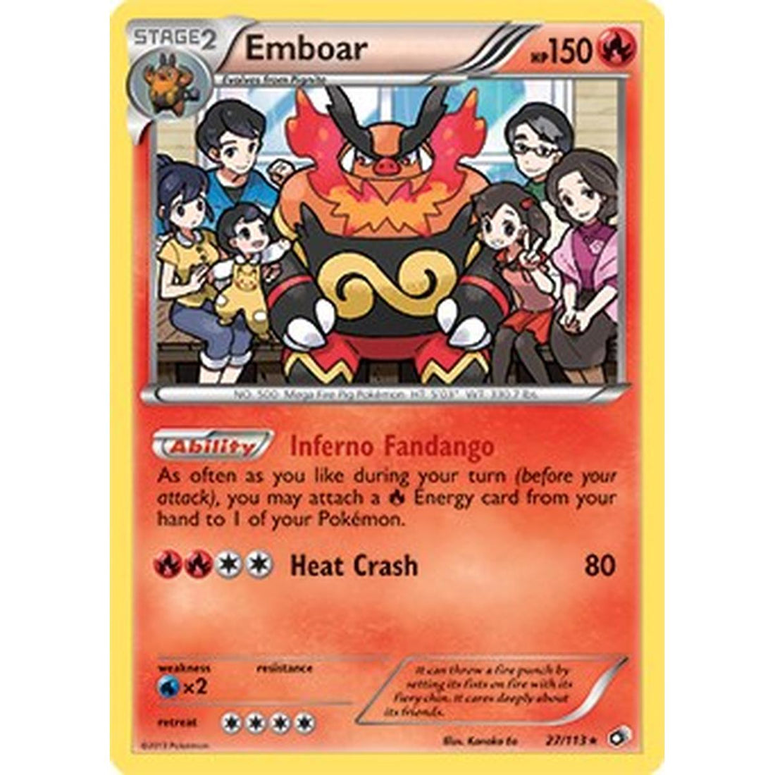 Emboar - 27/113 (Legendary Treasures)