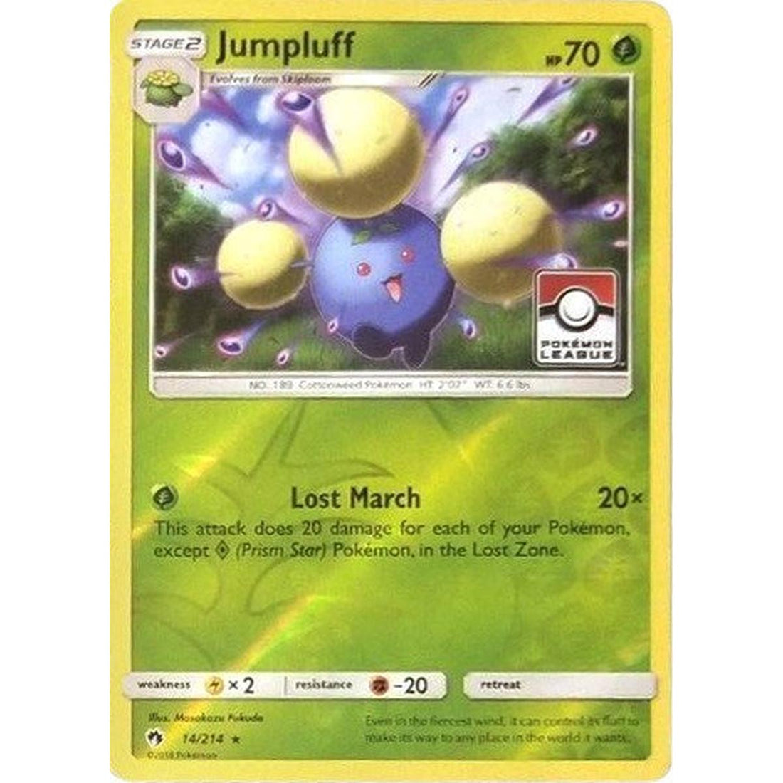 Jumpluff - 14/214 (Pokemon League)