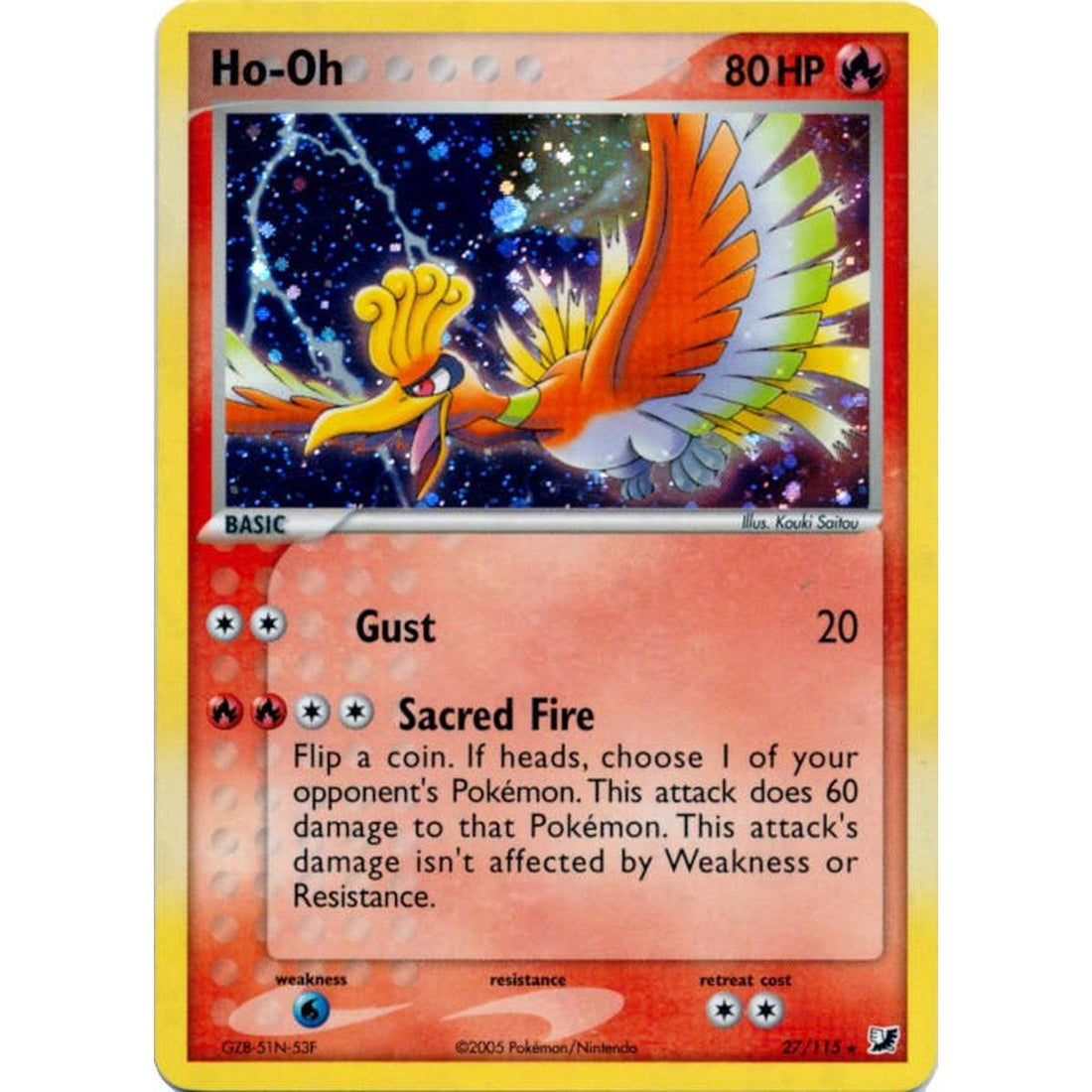 Ho-Oh - 27/115 (Cosmos Holo)