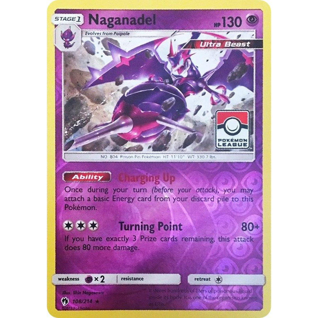 Naganadel - 108/214 (Pokemon League)