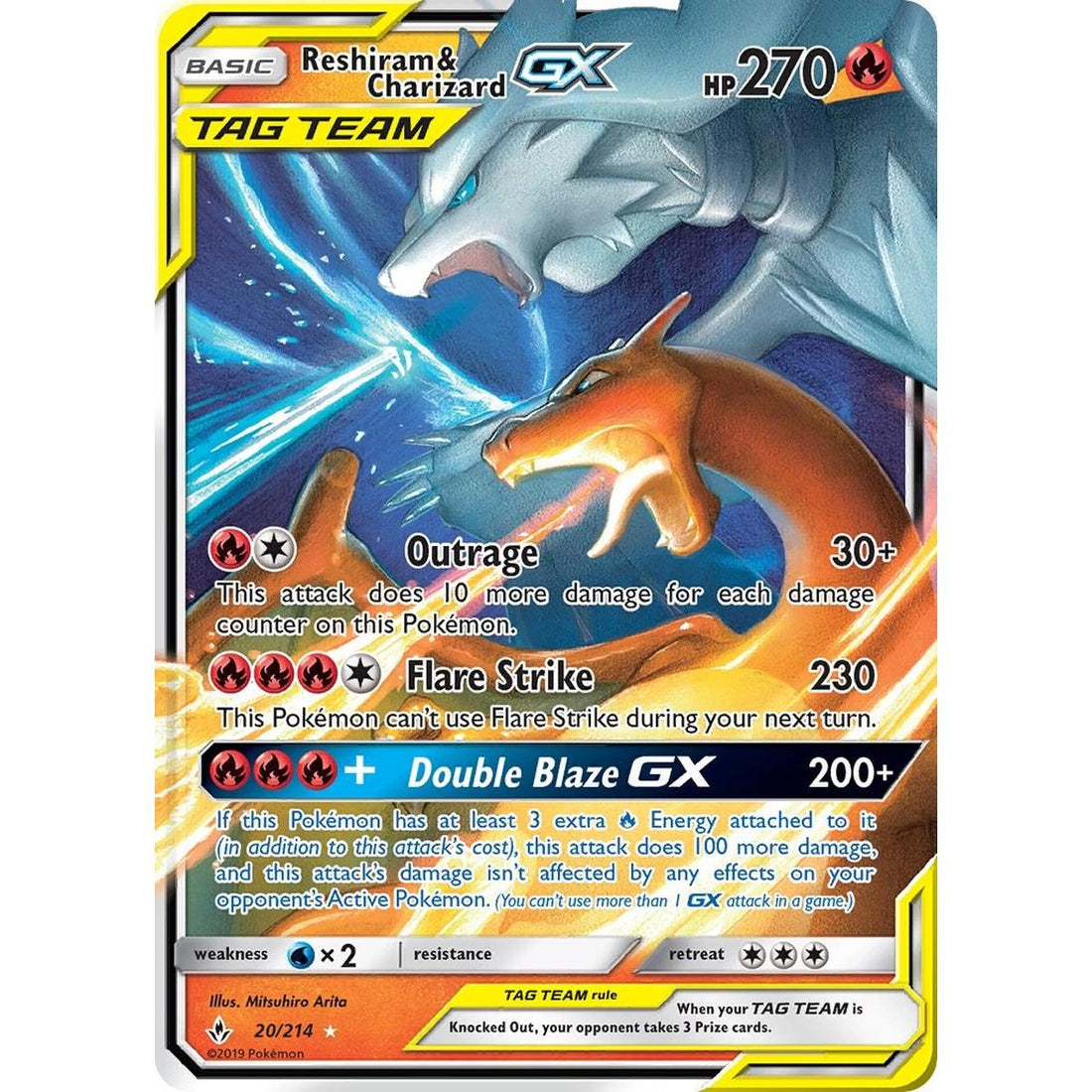 Reshiram & Charizard GX