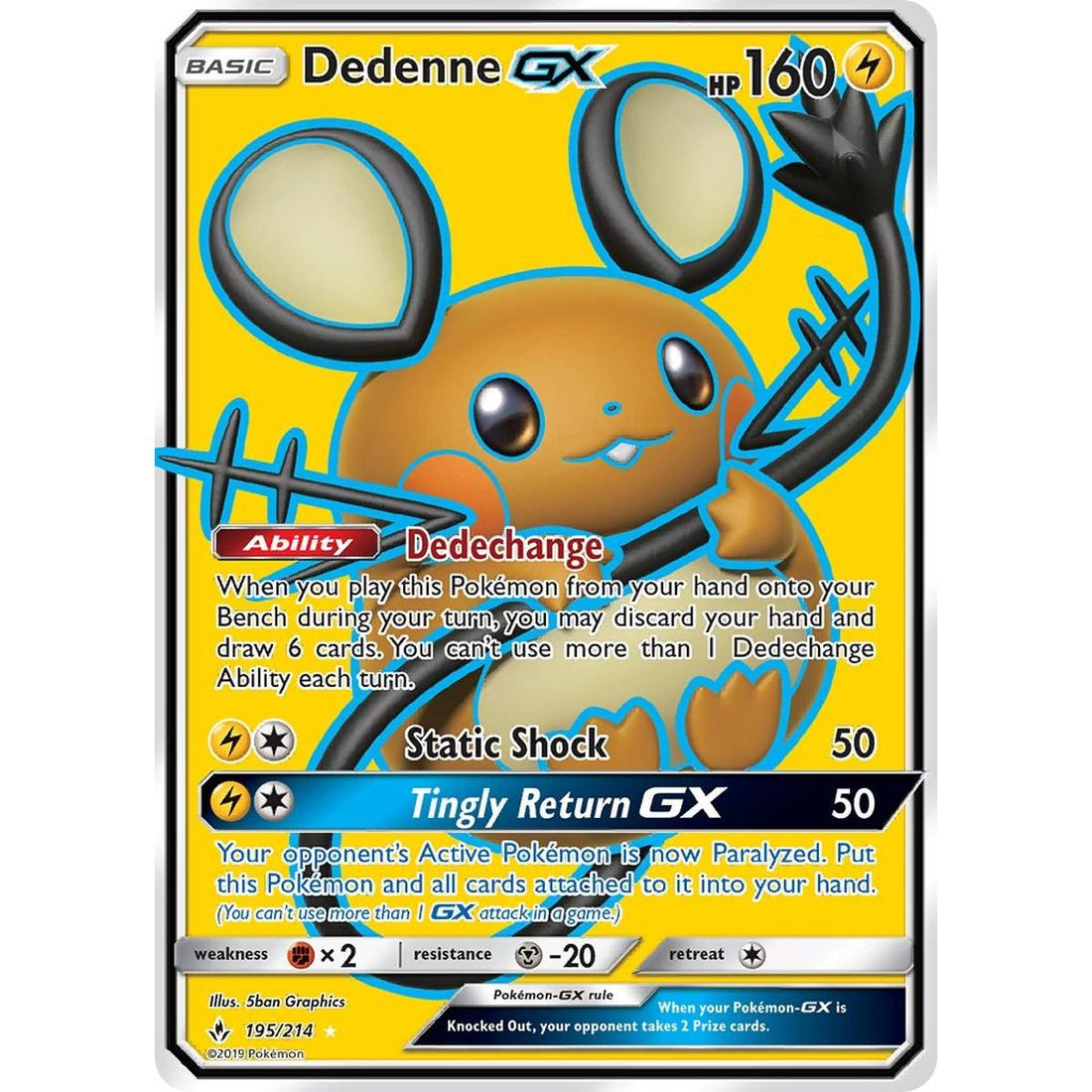 Dedenne GX (Full Art)
