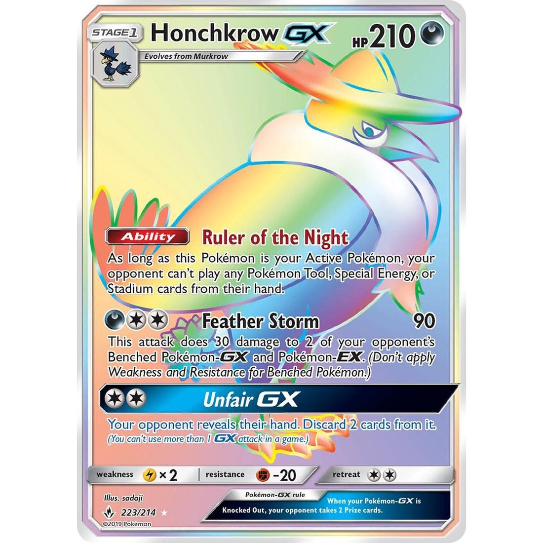 Honchkrow GX (Secret)