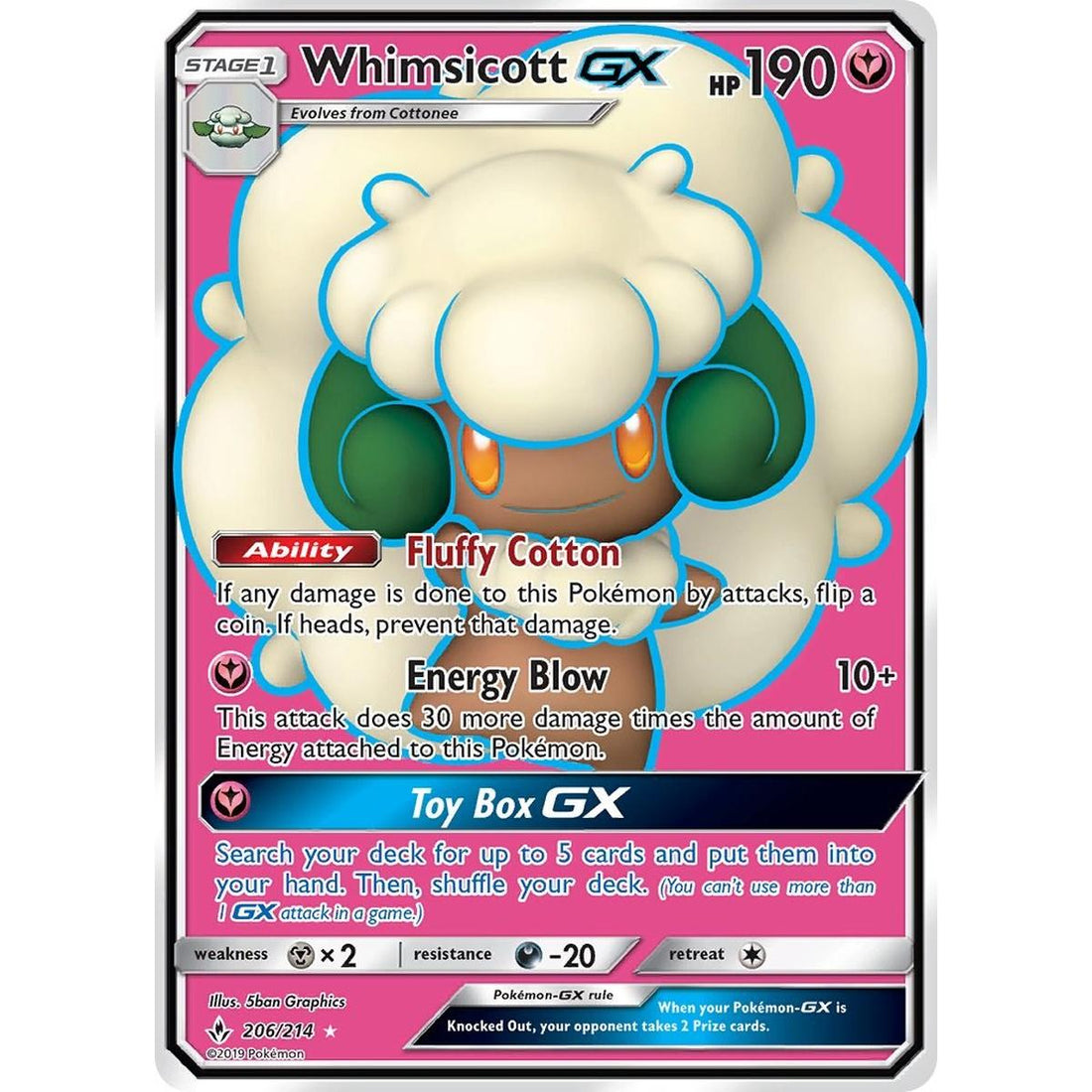 Whimsicott GX (Full Art)