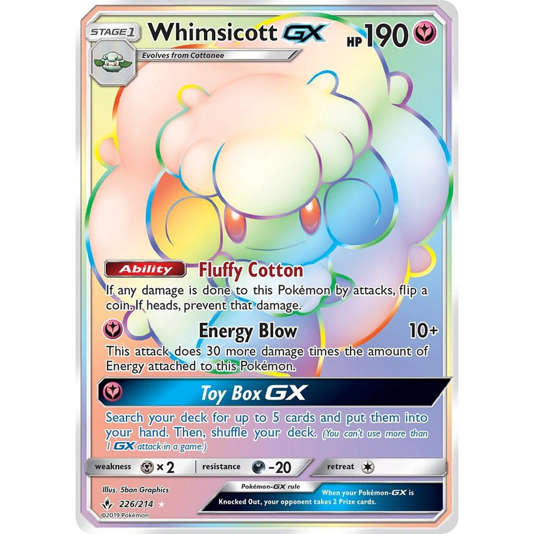 Whimsicott GX (Secret)