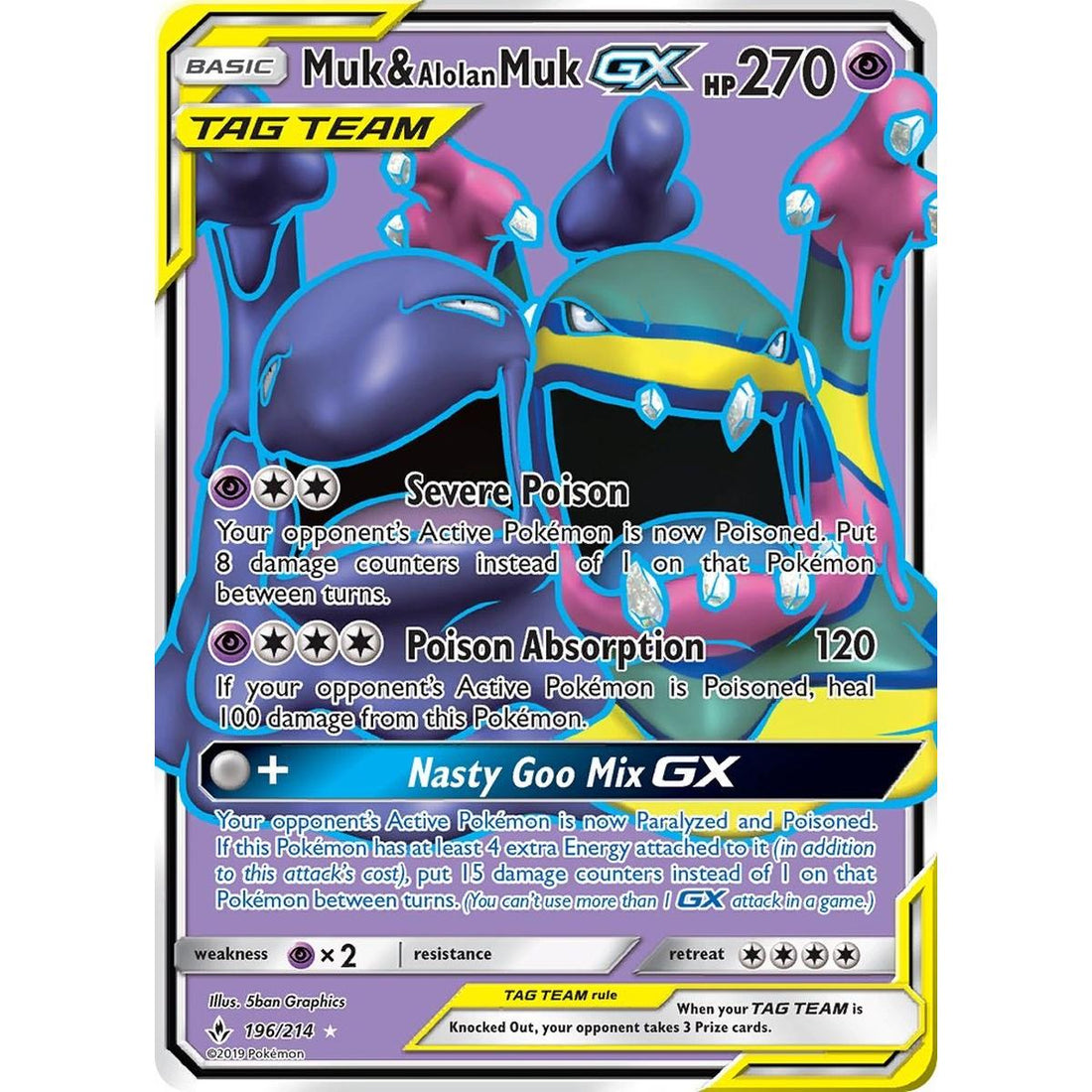 Muk & Alolan Muk GX (196) (Full Art)