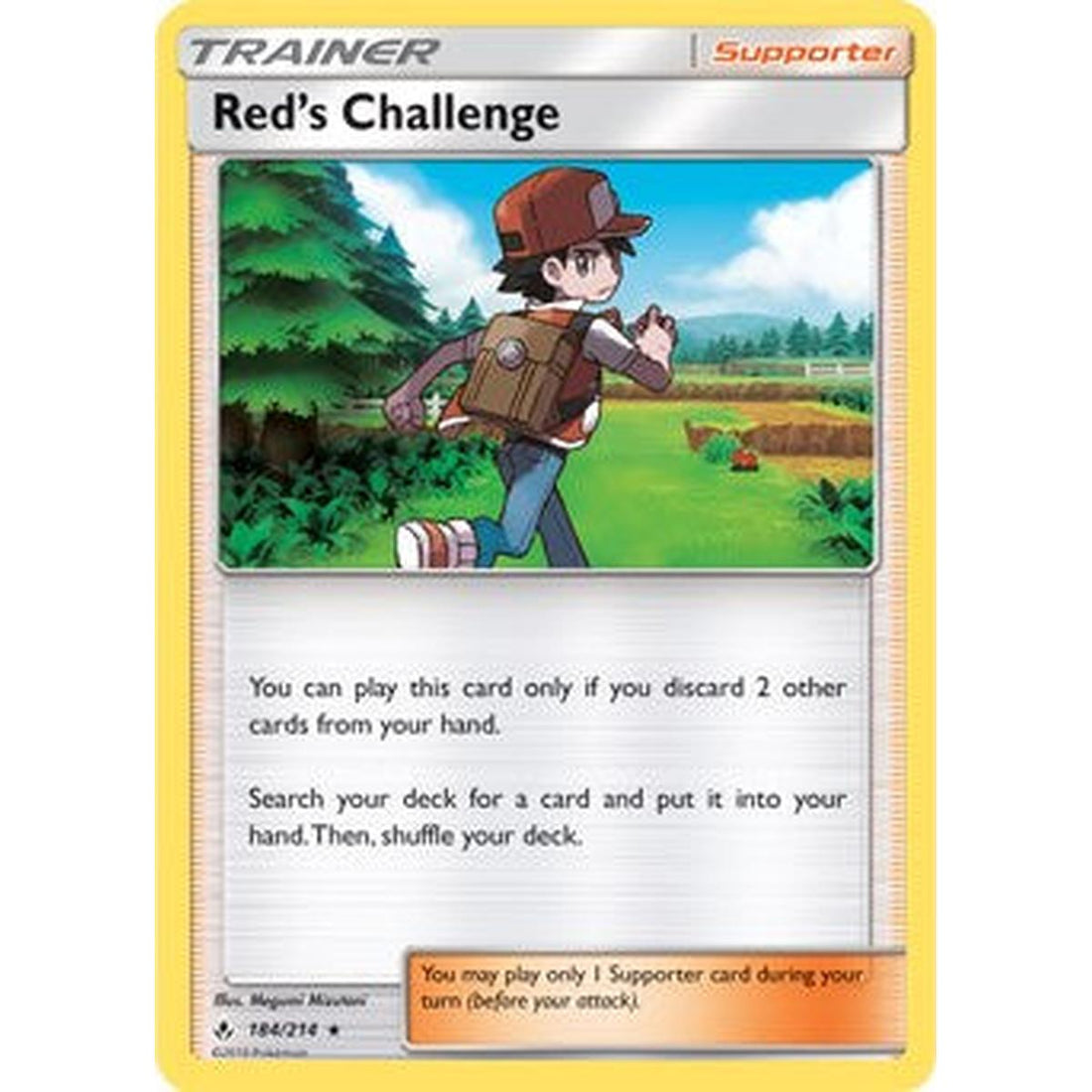 Red's Challenge - 184/214 (SM - Unbroken Bonds)