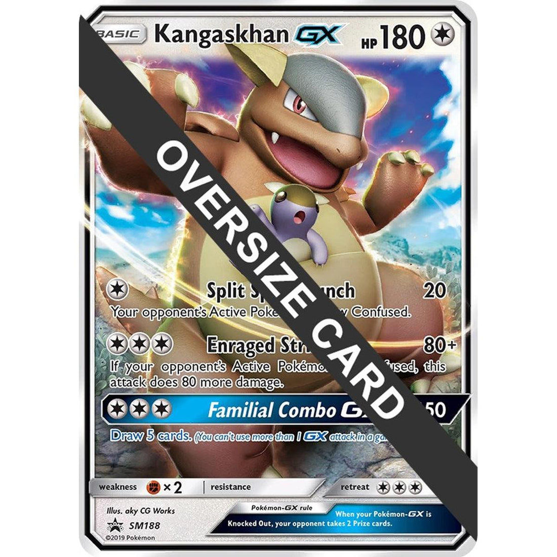 Kangaskhan GX - SM188 (SM Black Star Promo)
