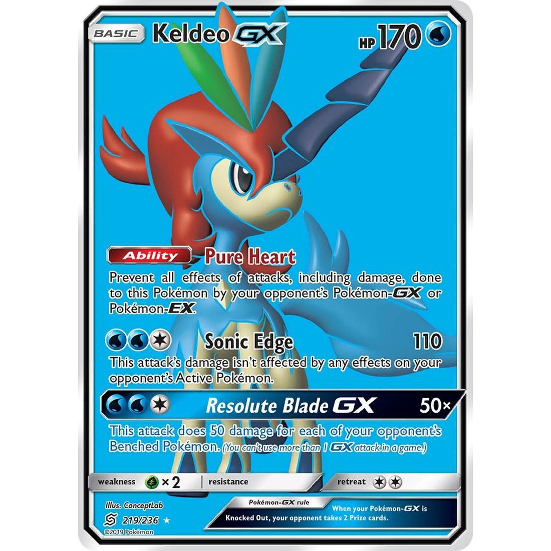 Keldeo GX (Full Art)